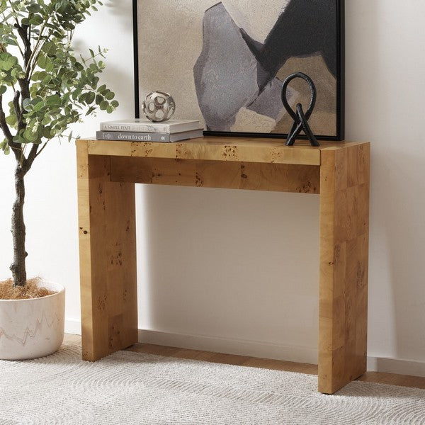 Cella Console Table, CNS6400 | Safavieh - Natural