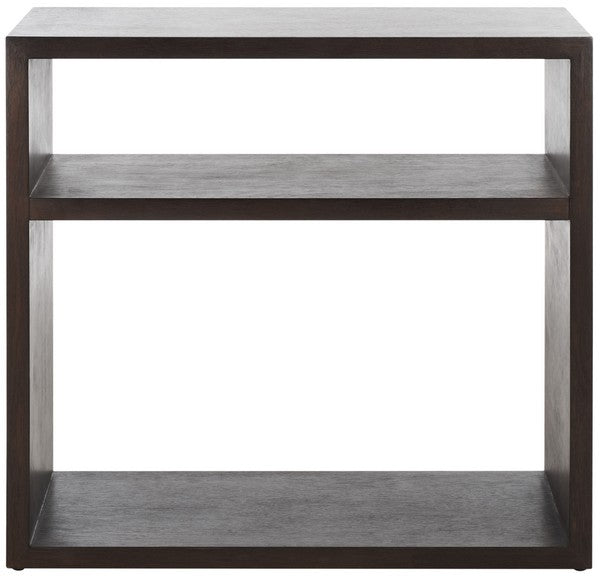 Munson 2 Shelf Console Table, CNS6606 | Safavieh - Dark Oak
