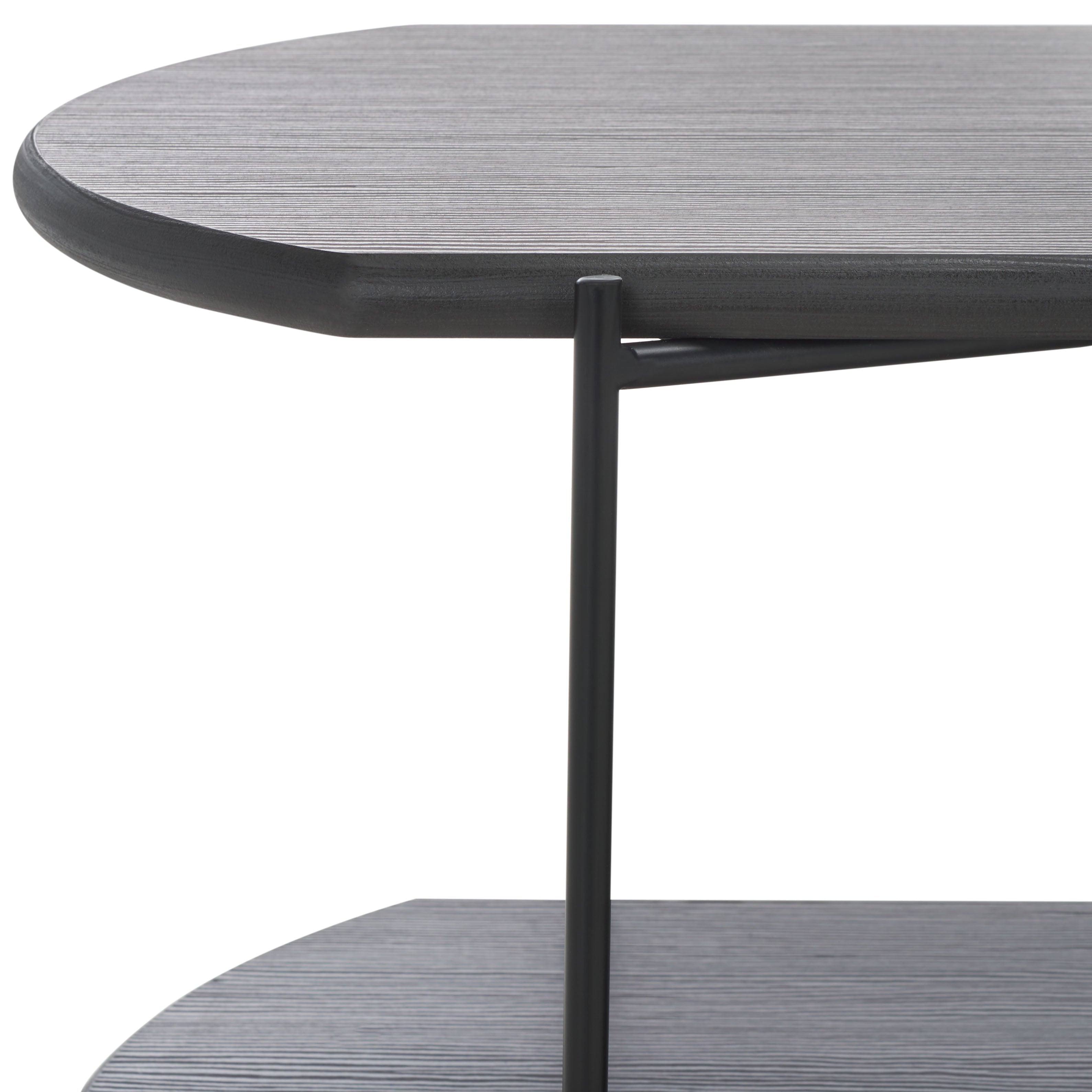 Dark Grey Oak / Black - Dark Grey Oak / Black