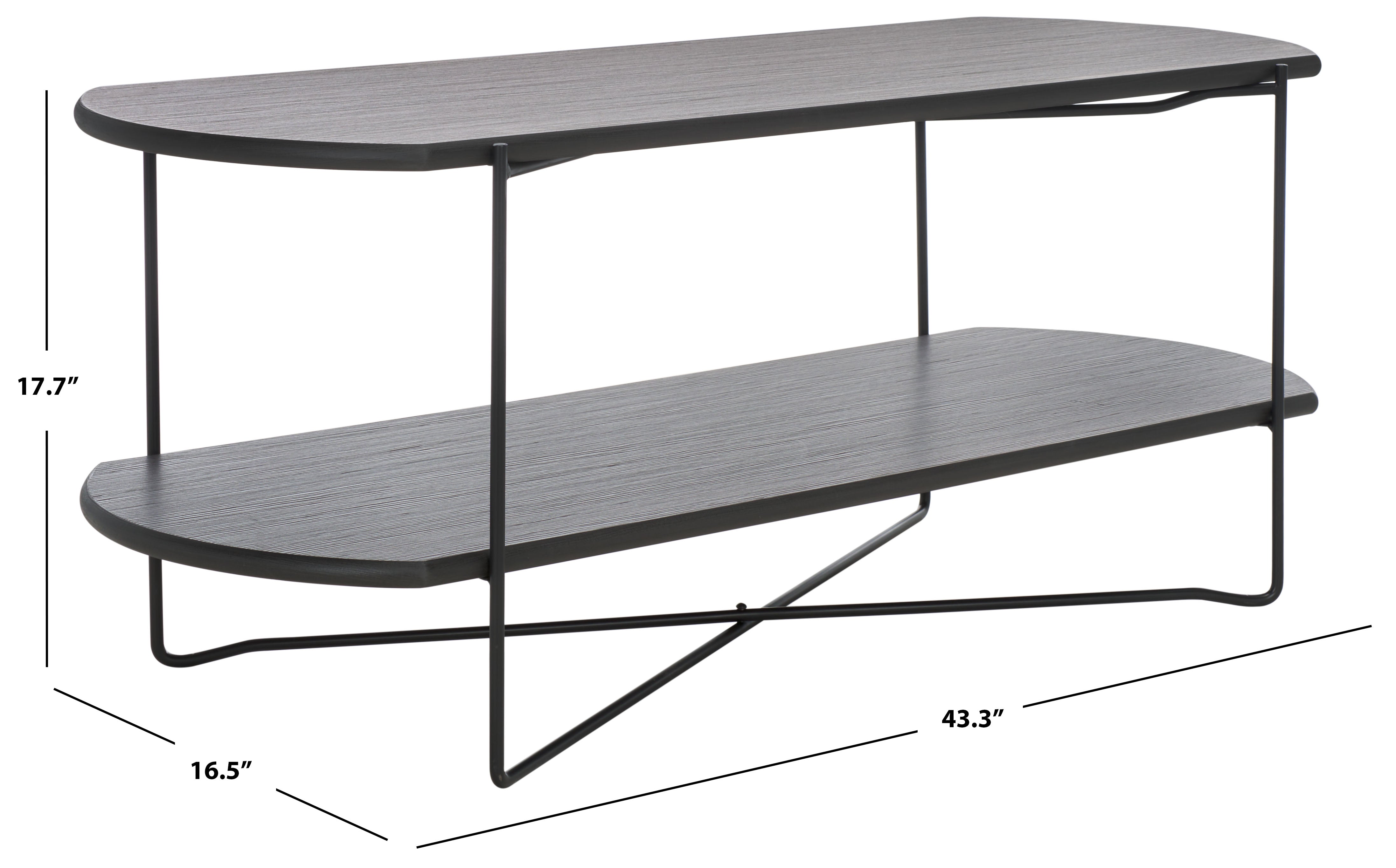 Dark Grey Oak / Black - Dark Grey Oak / Black