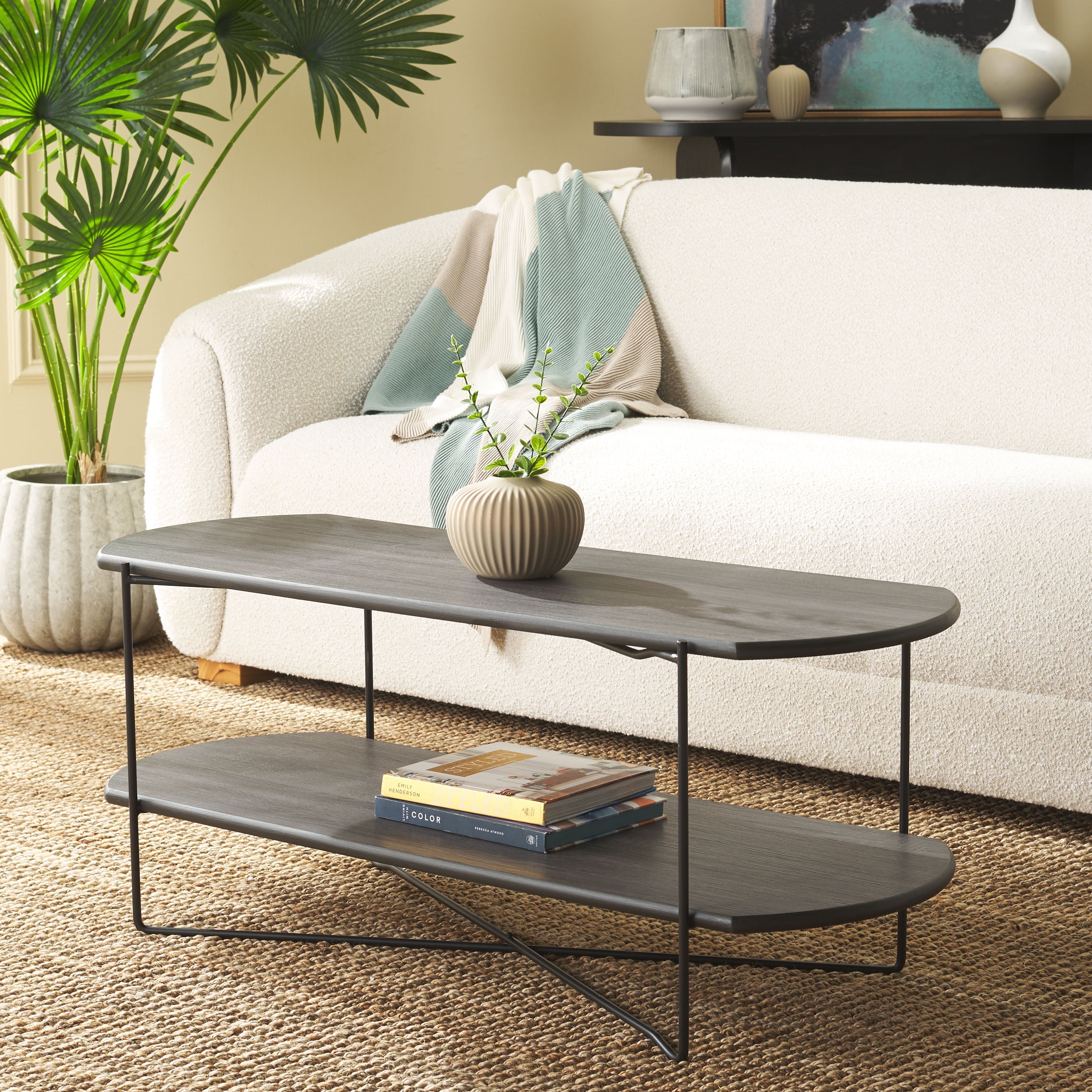 Dark Grey Oak / Black - Dark Grey Oak / Black