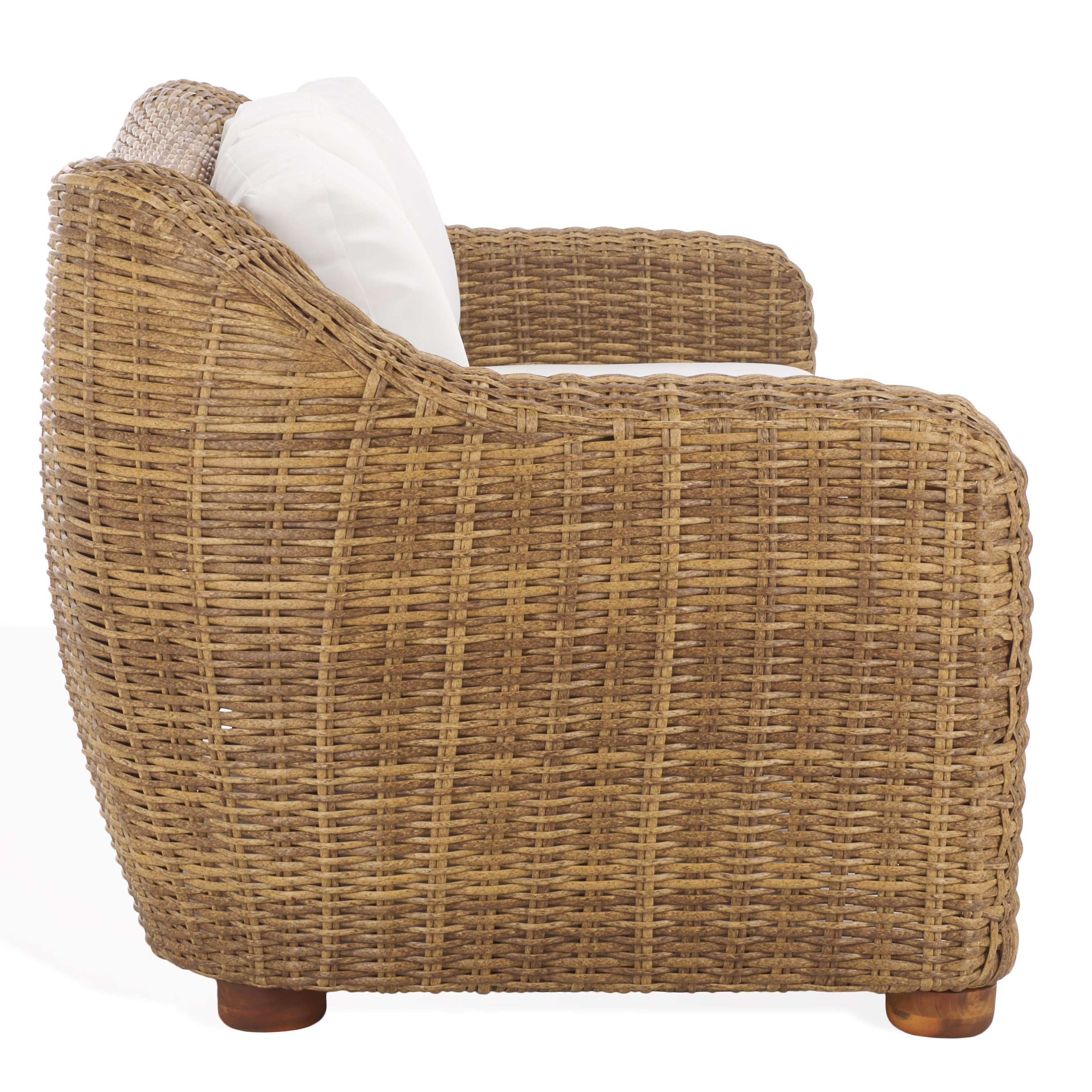 Melbourne Wicker Patio Sofa | Safavieh Couture - CPT2110