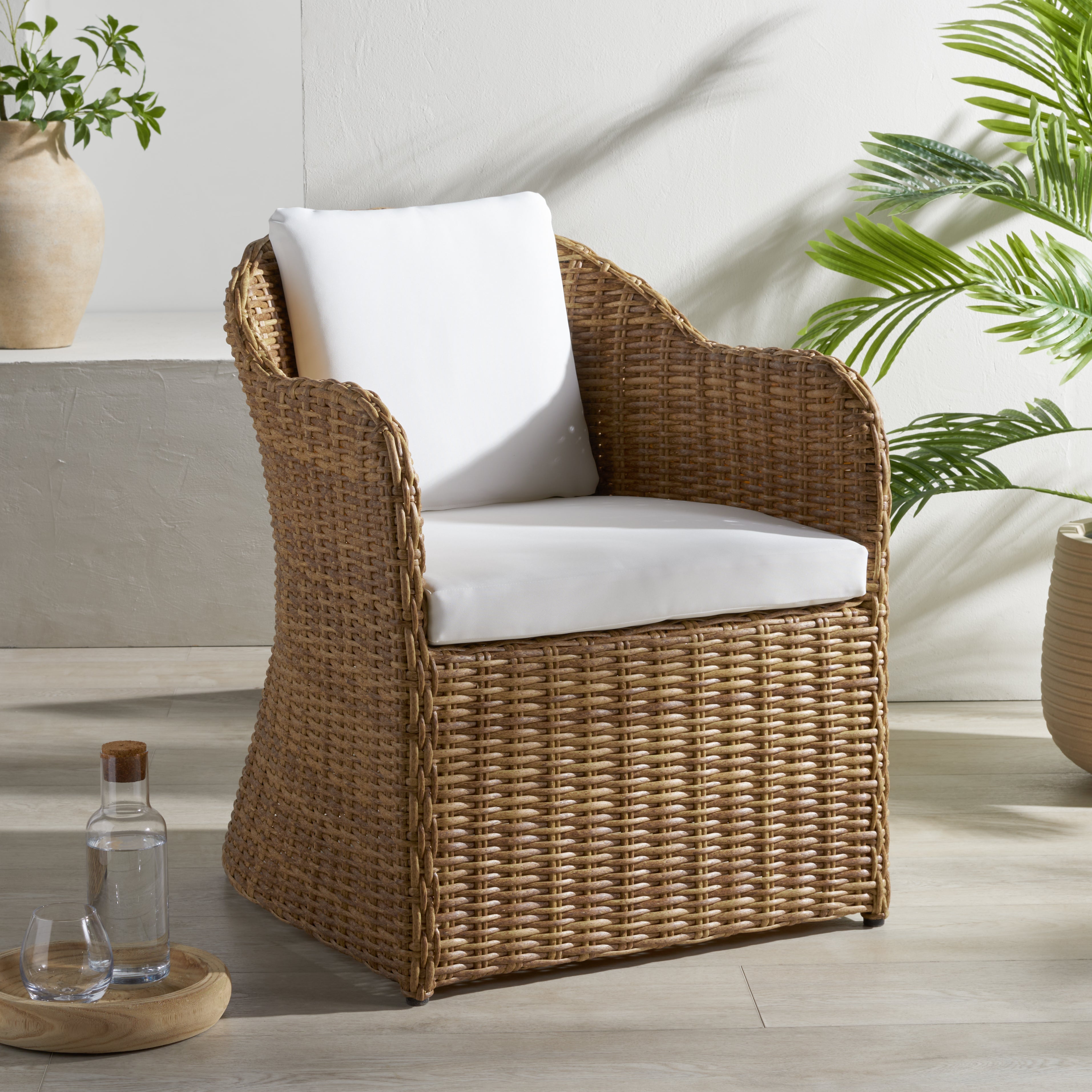 Melbourne Wicker Dining Chair | Safavieh Couture - CPT2111A