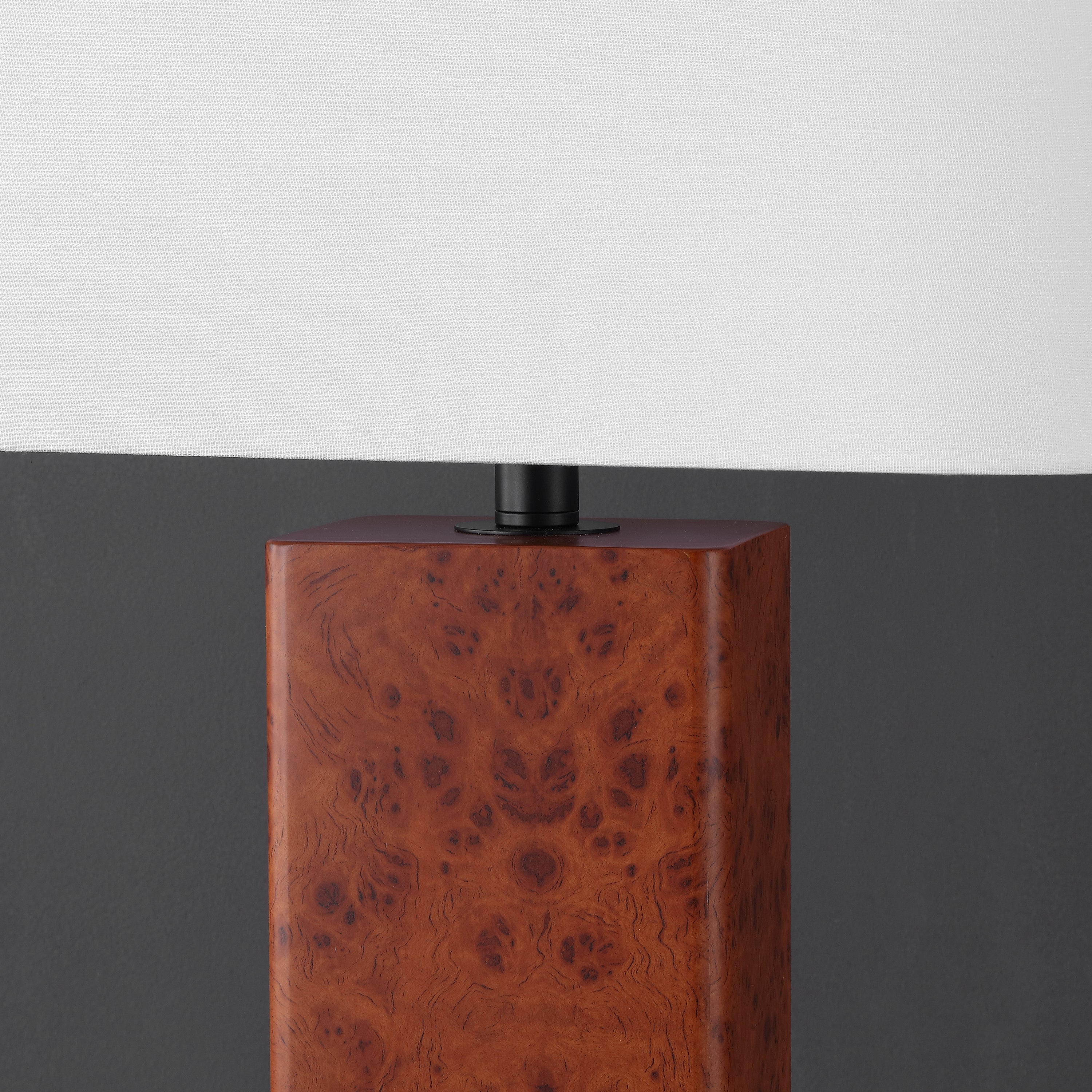 WALNUT BURL / WHITE