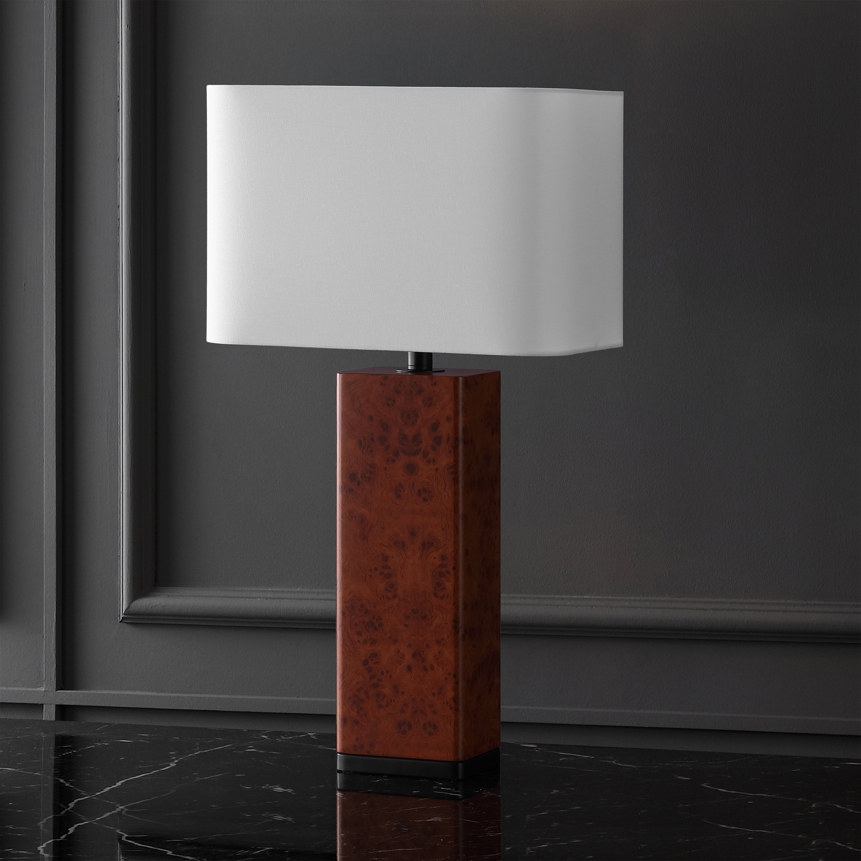 WALNUT BURL / WHITE