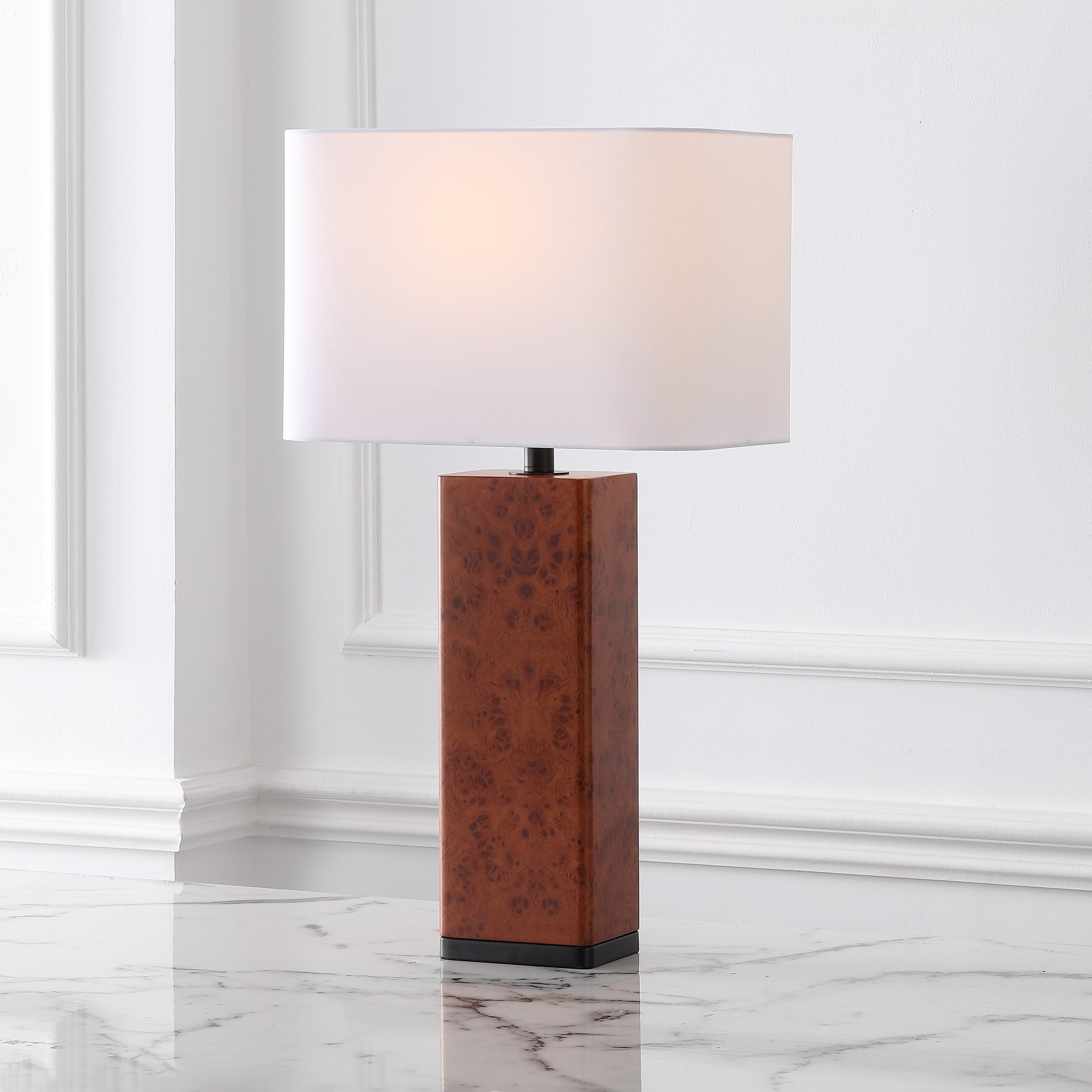WALNUT BURL / WHITE
