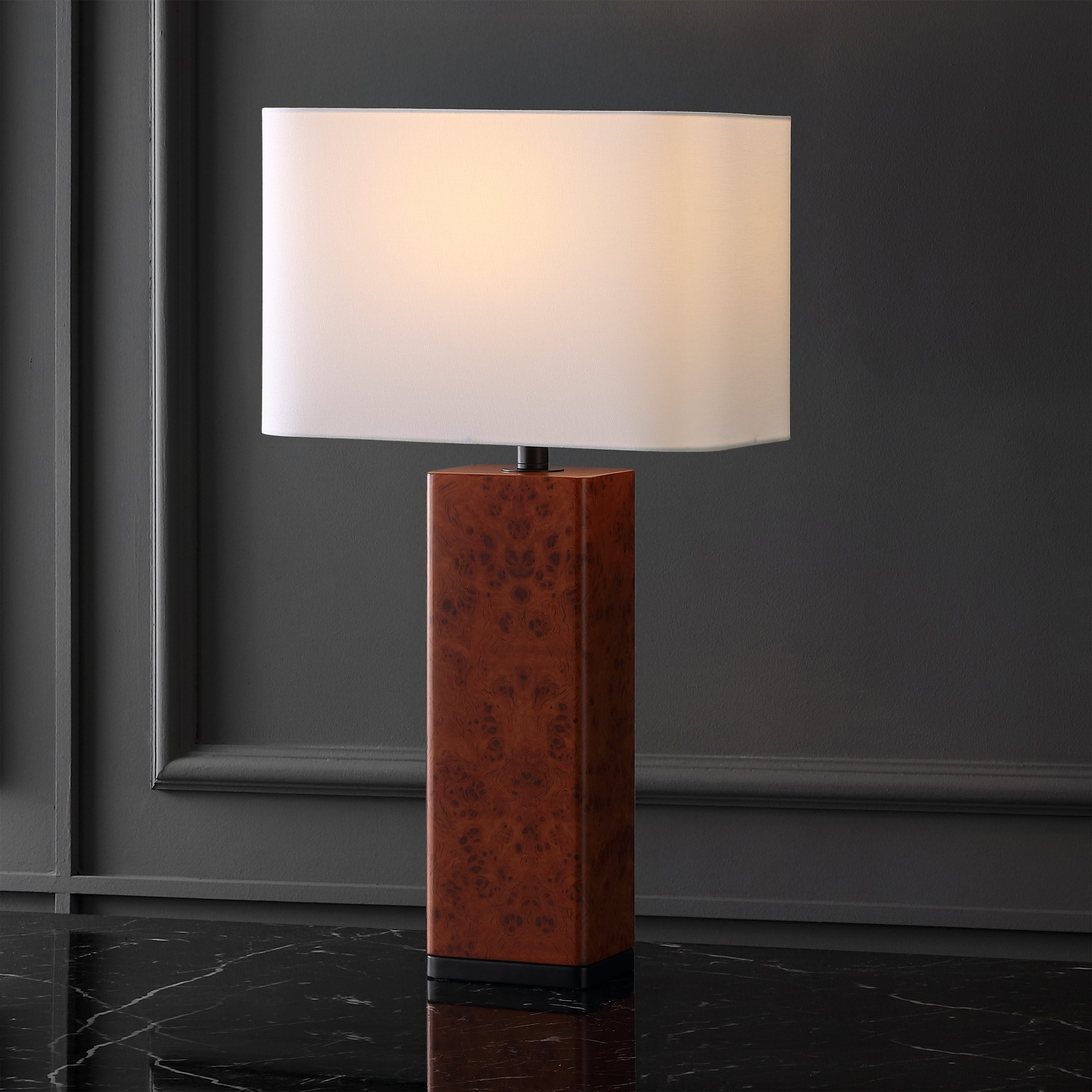 WALNUT BURL / WHITE