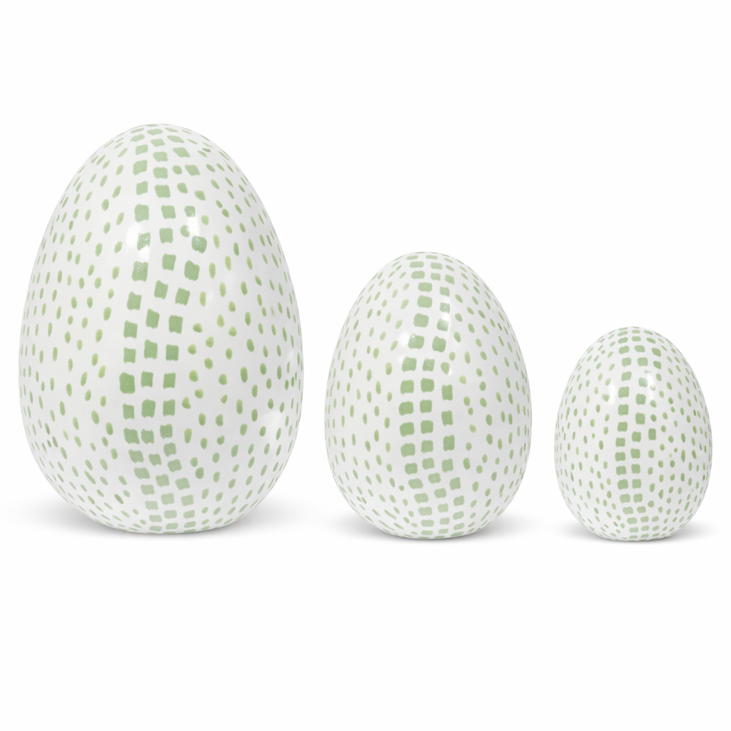 Green Polka Dot Egg