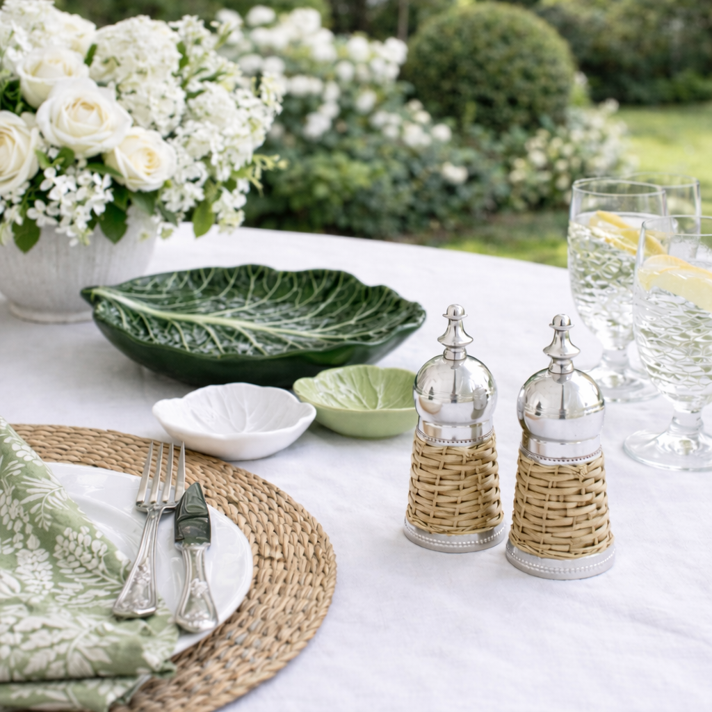 Wicker Salt and Pepper Shaker