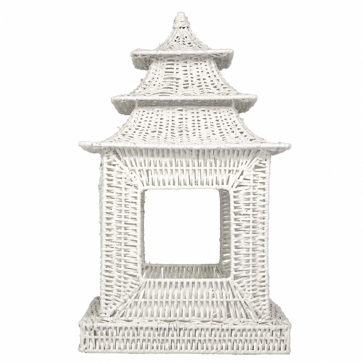 White Square Pagoda (2 Sizes)