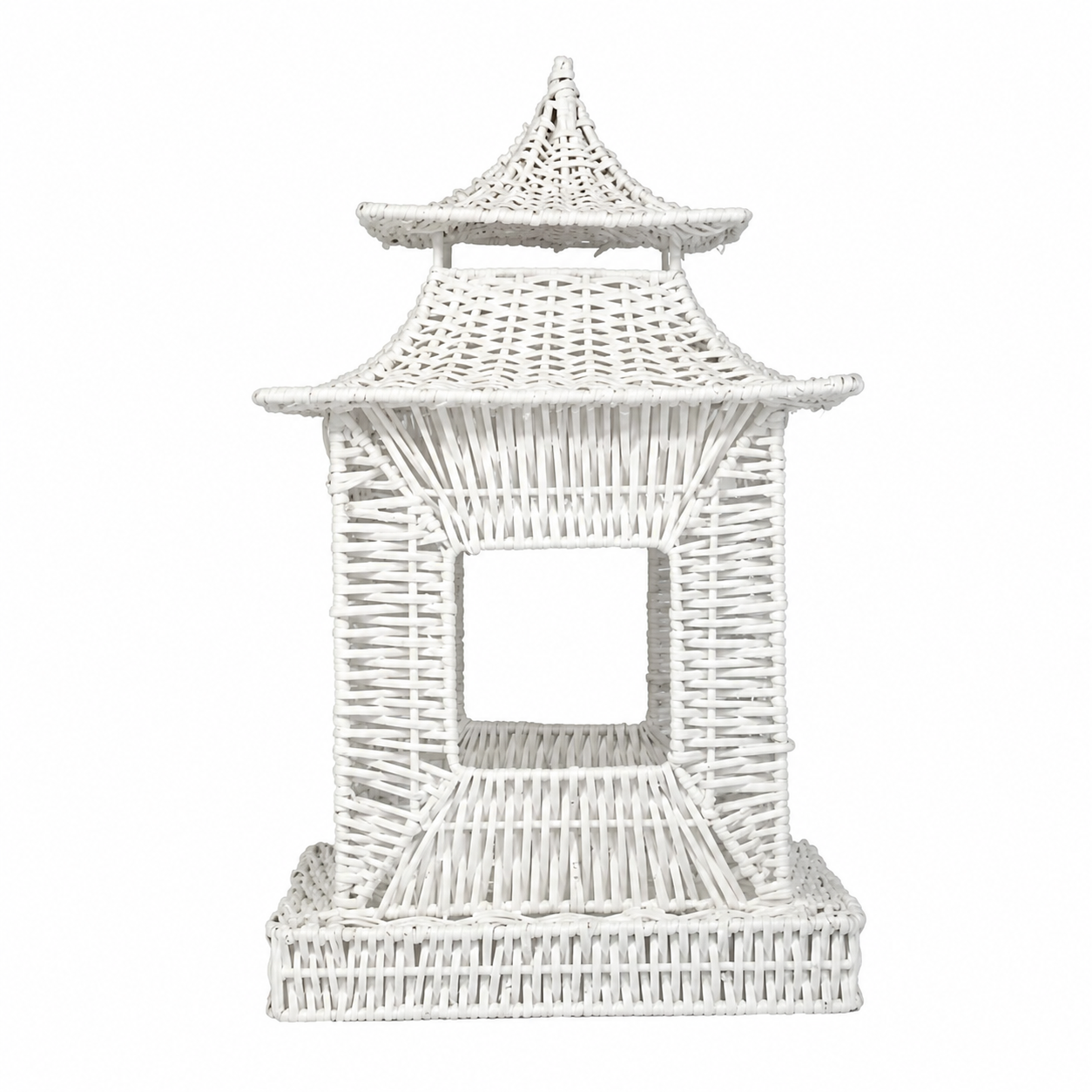 White Square Pagoda (2 Sizes)