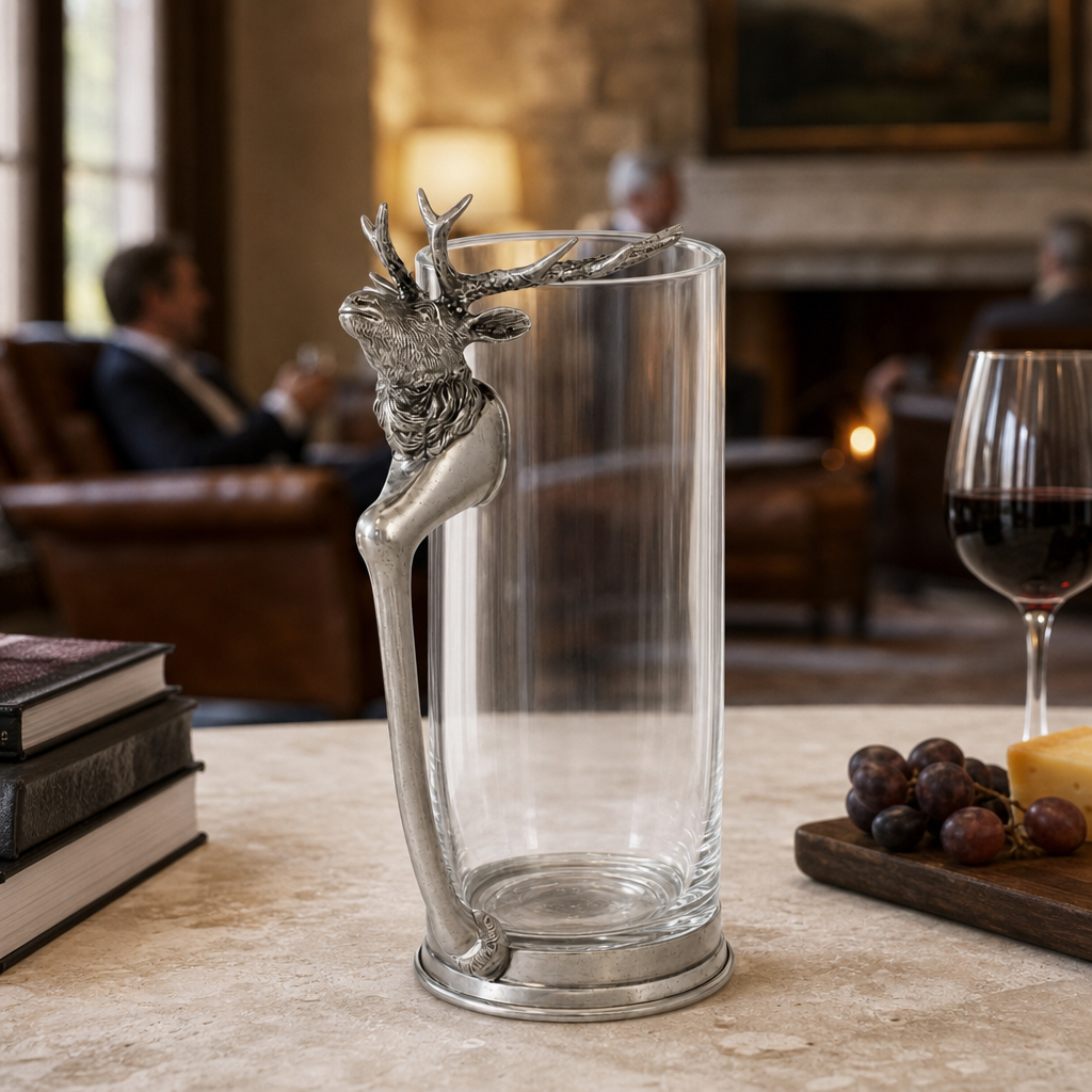 Deer Glass Pitcher