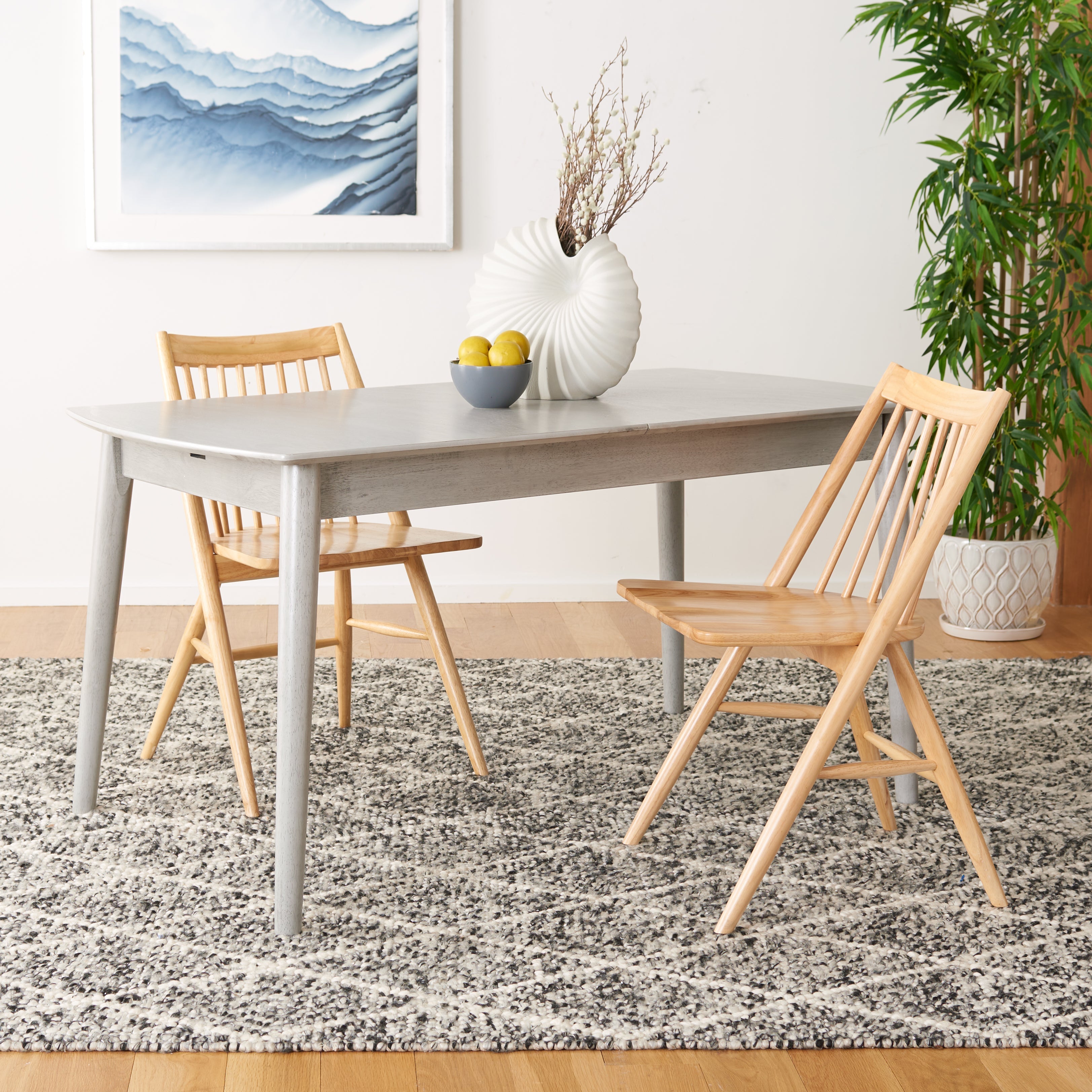Kay Extension Dining Table, DTB1406 | Safavieh - Grey
