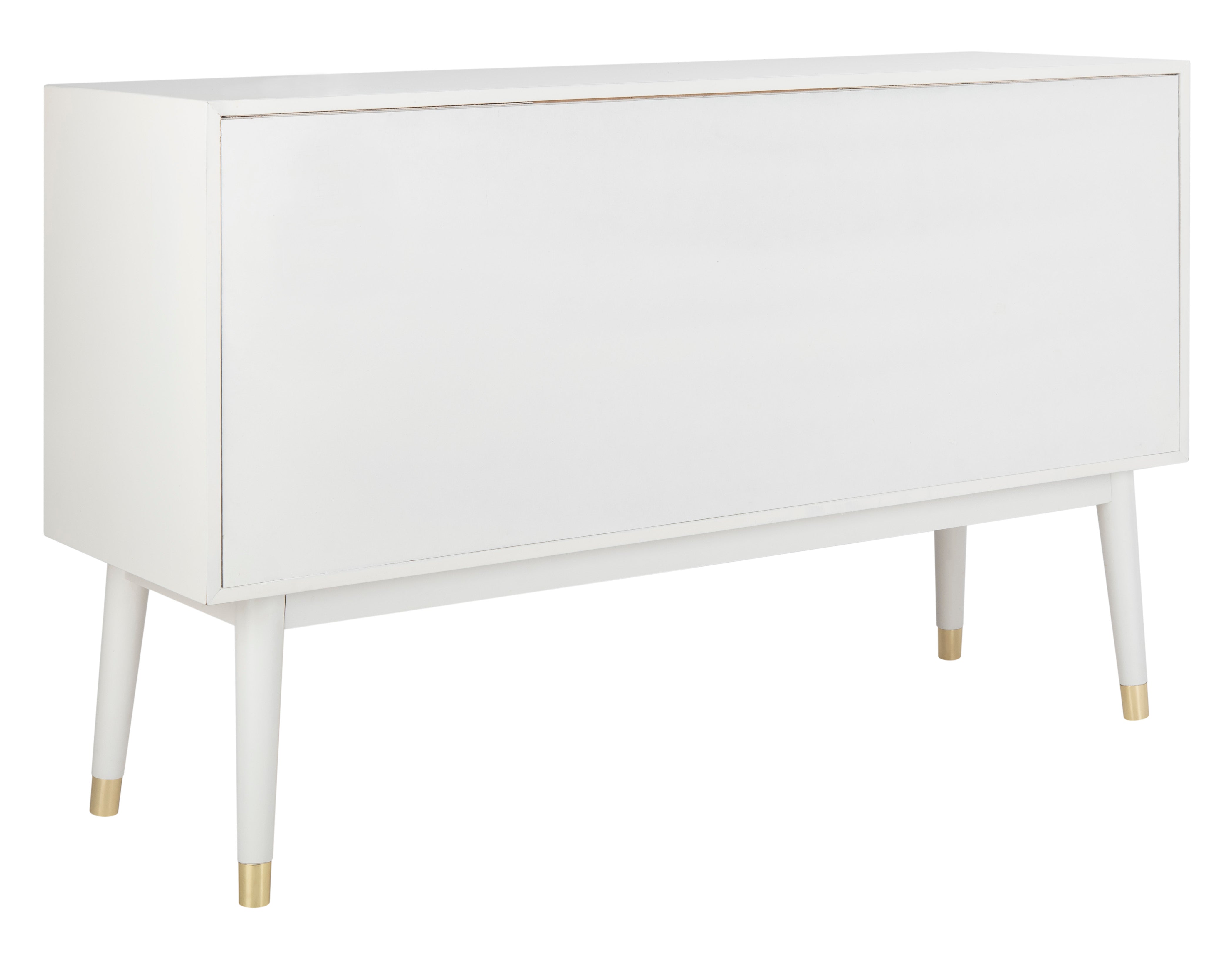 WHITE / BRASS