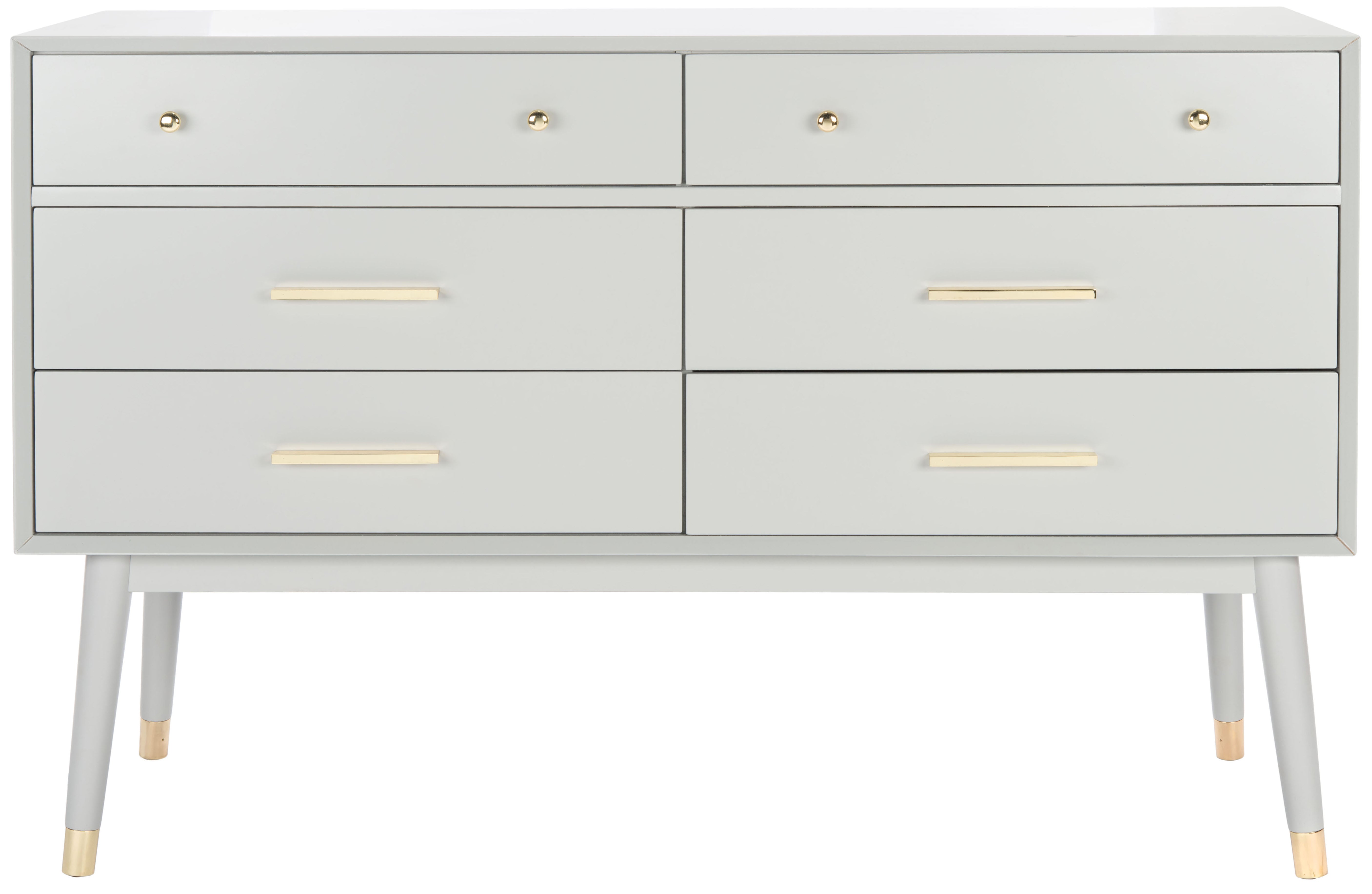 GREY / BRASS