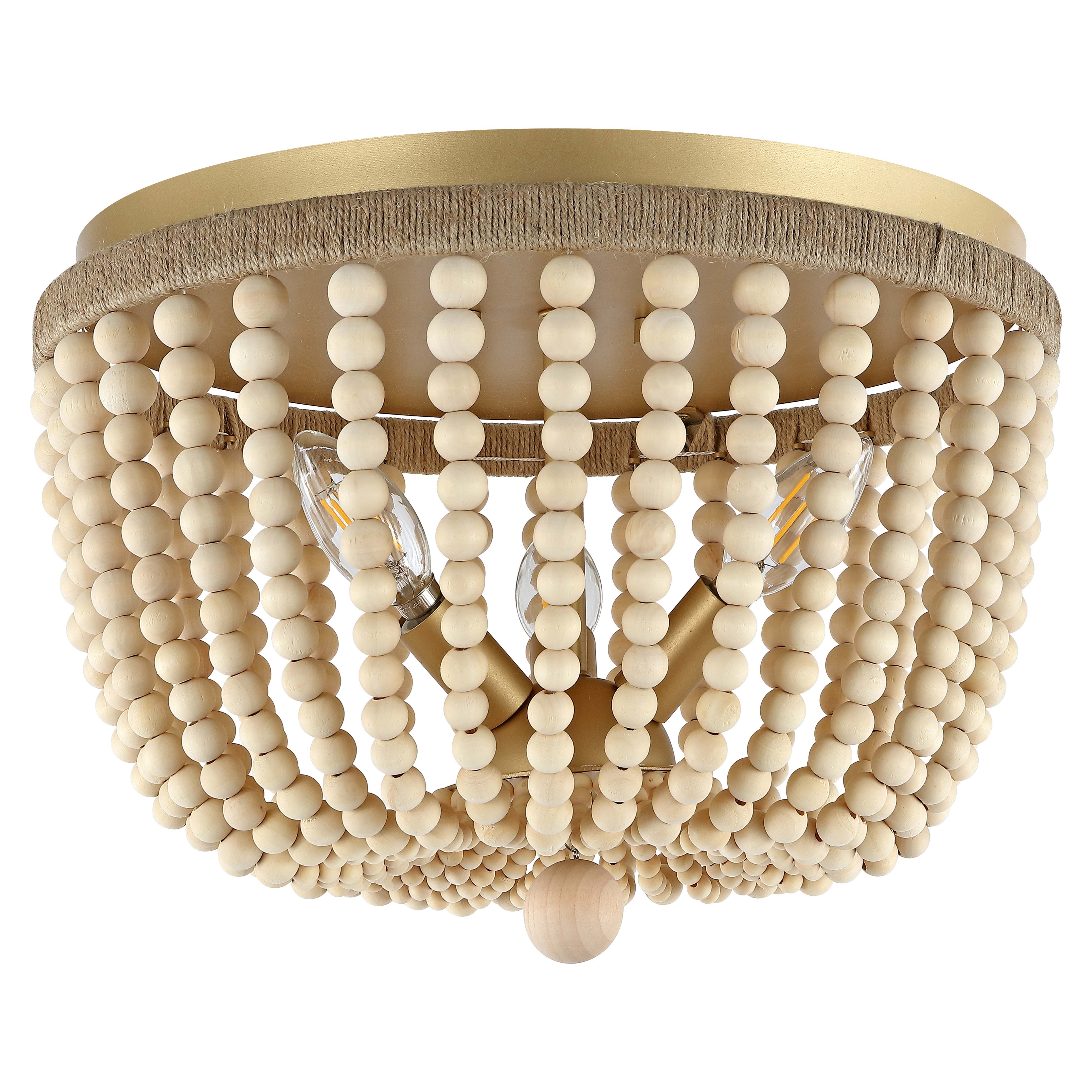 Safavieh Alodia Chandelier , FLU4098 - White Wash/Rope