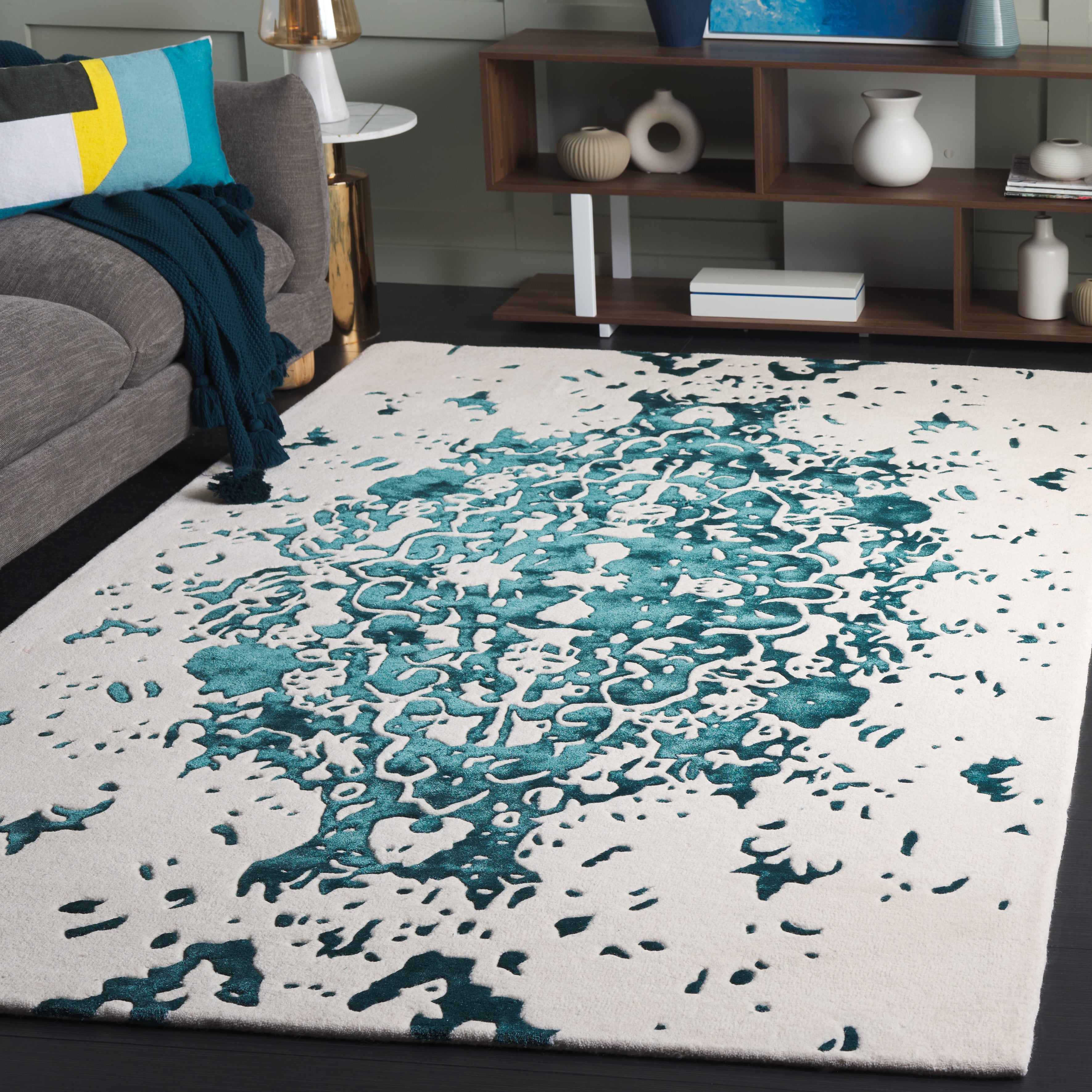 TEAL / IVORY