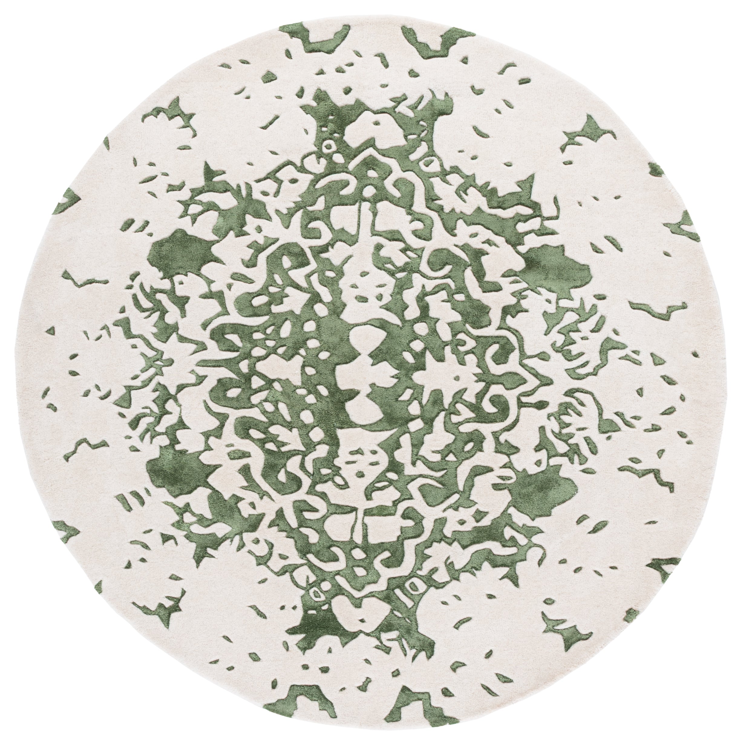 GREEN / IVORY