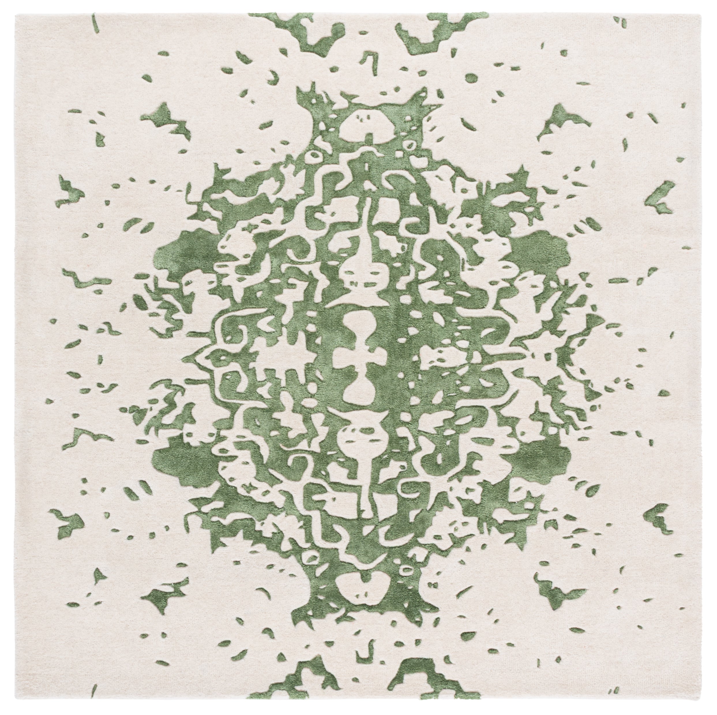 GREEN / IVORY
