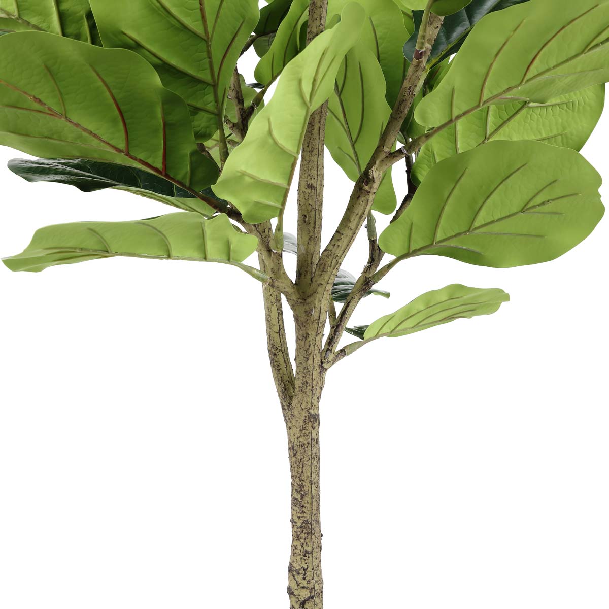 Safavieh Faux Multi Branch Fiddle Leaf Fig 72 Potted Tree , FXP2003 - Green