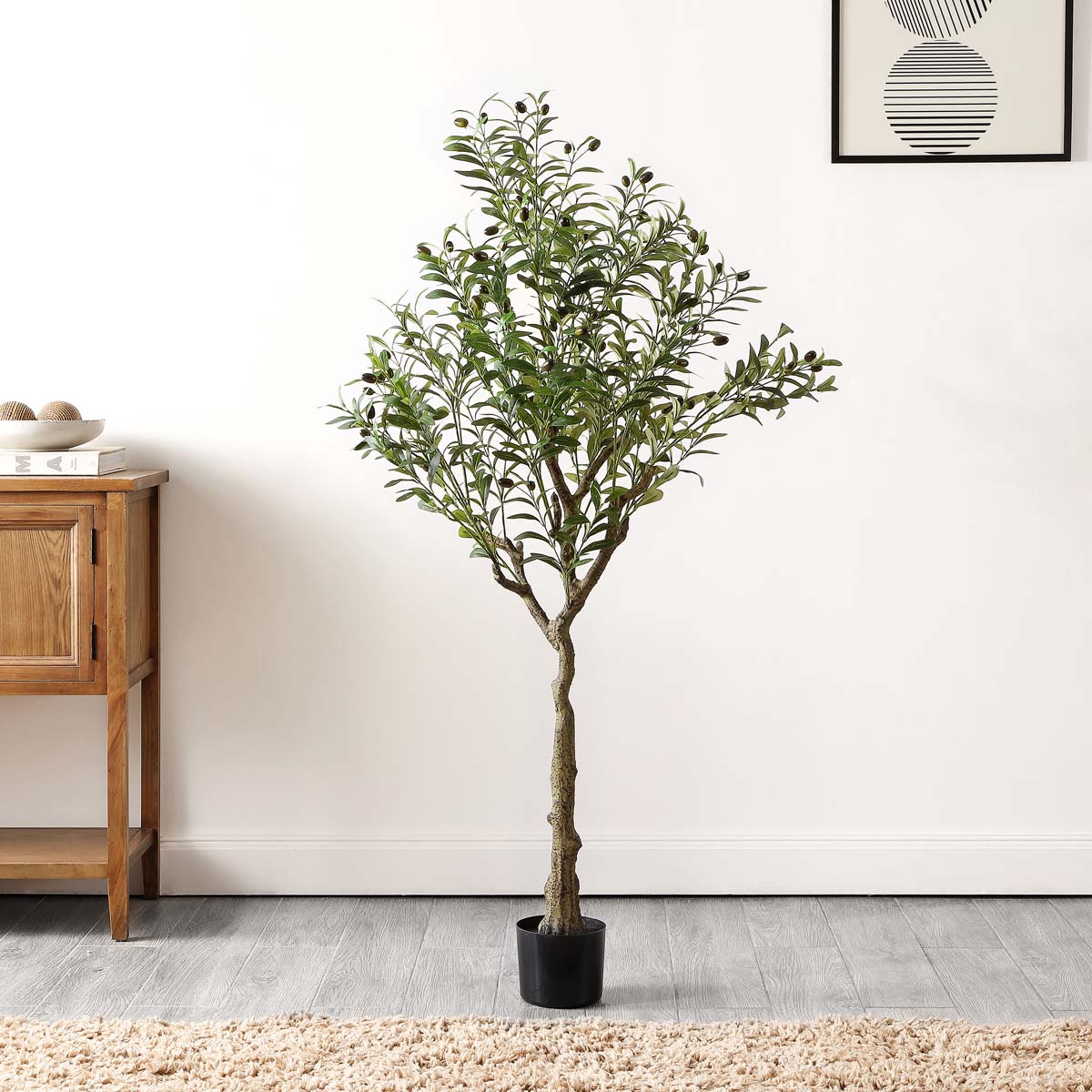 Safavieh Faux Olive 60 Potted Tree , FXP2007 - Green