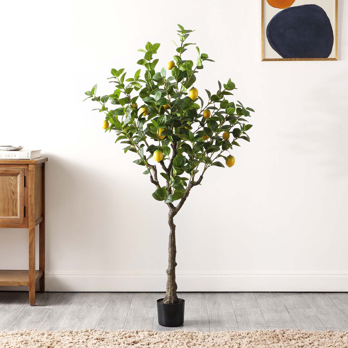 Safavieh Faux Lemon 60 Potted Tree , FXP2011 - Green