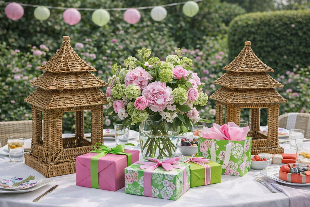 Square Wicker Pagoda (3 Sizes)