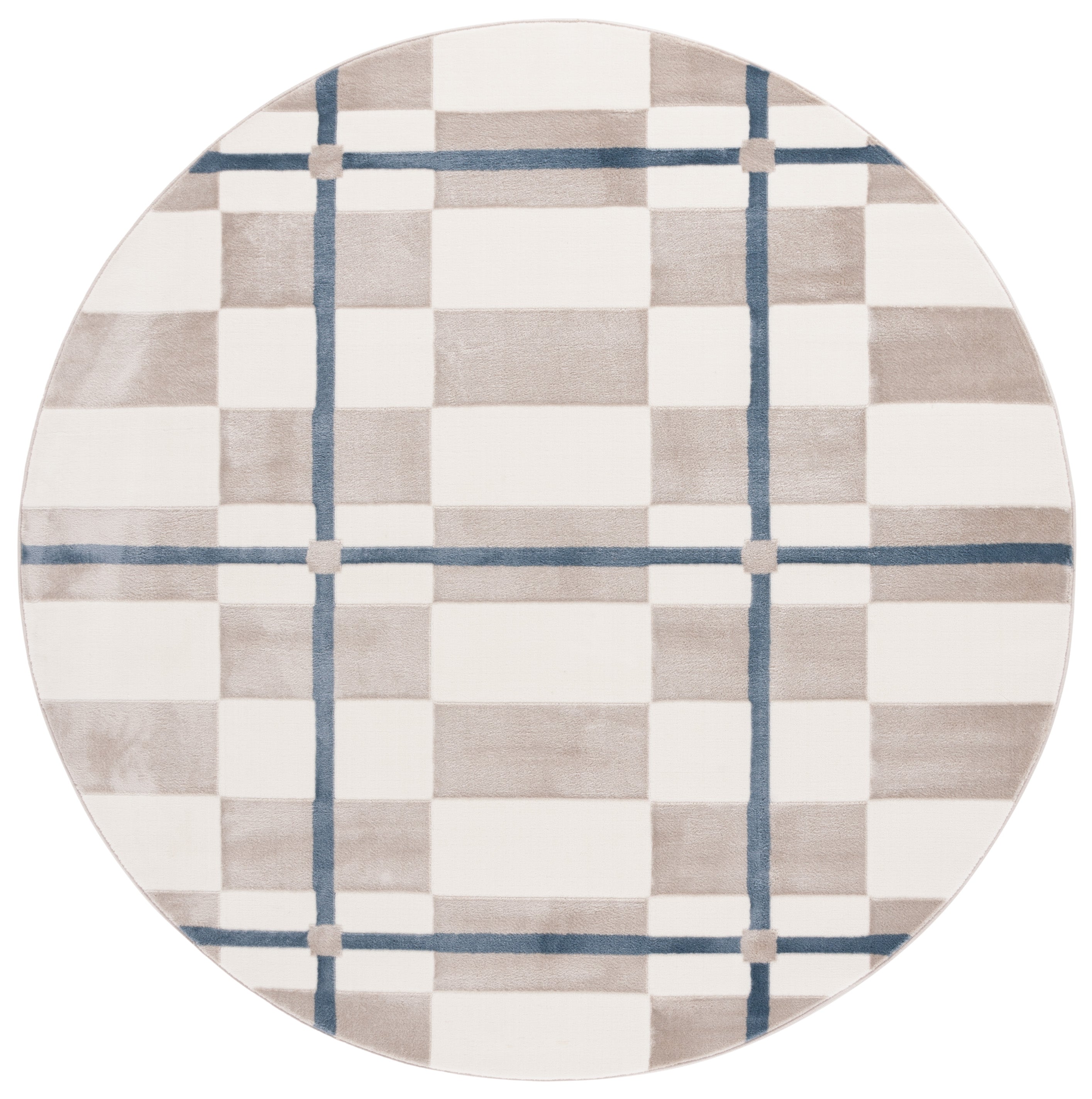 Ivory / Blue