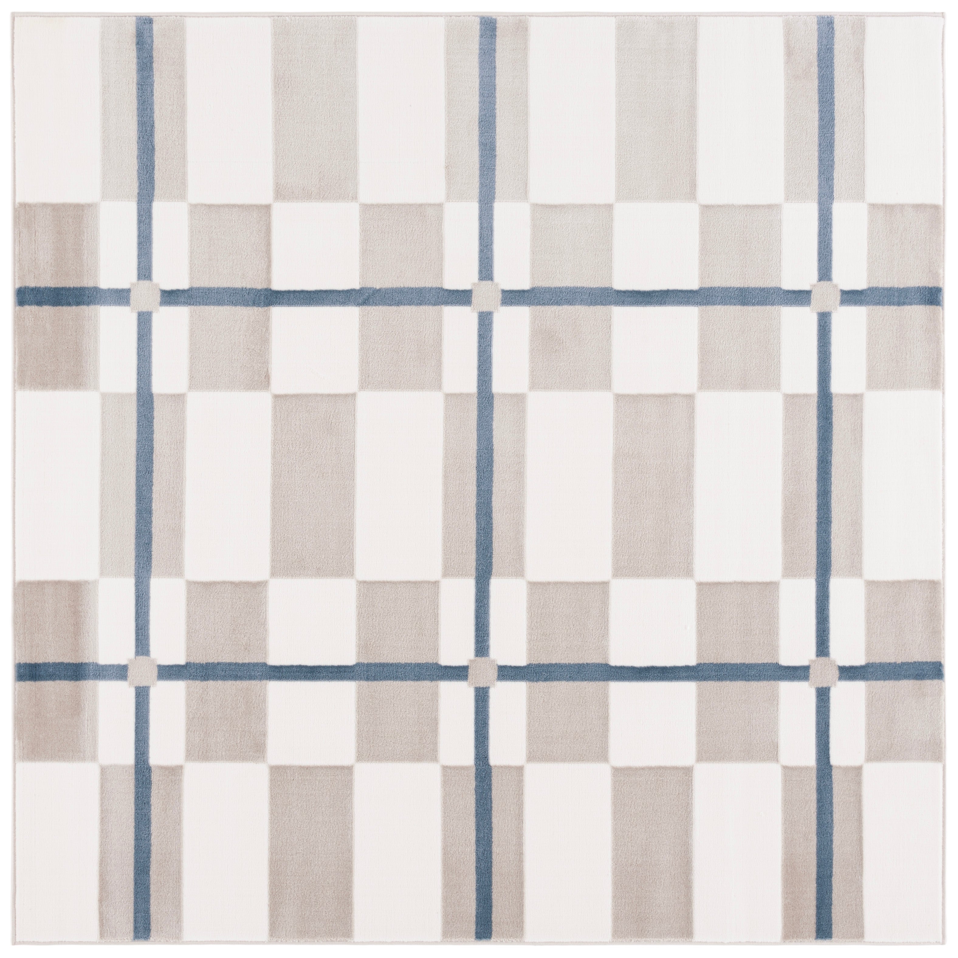 Ivory / Blue