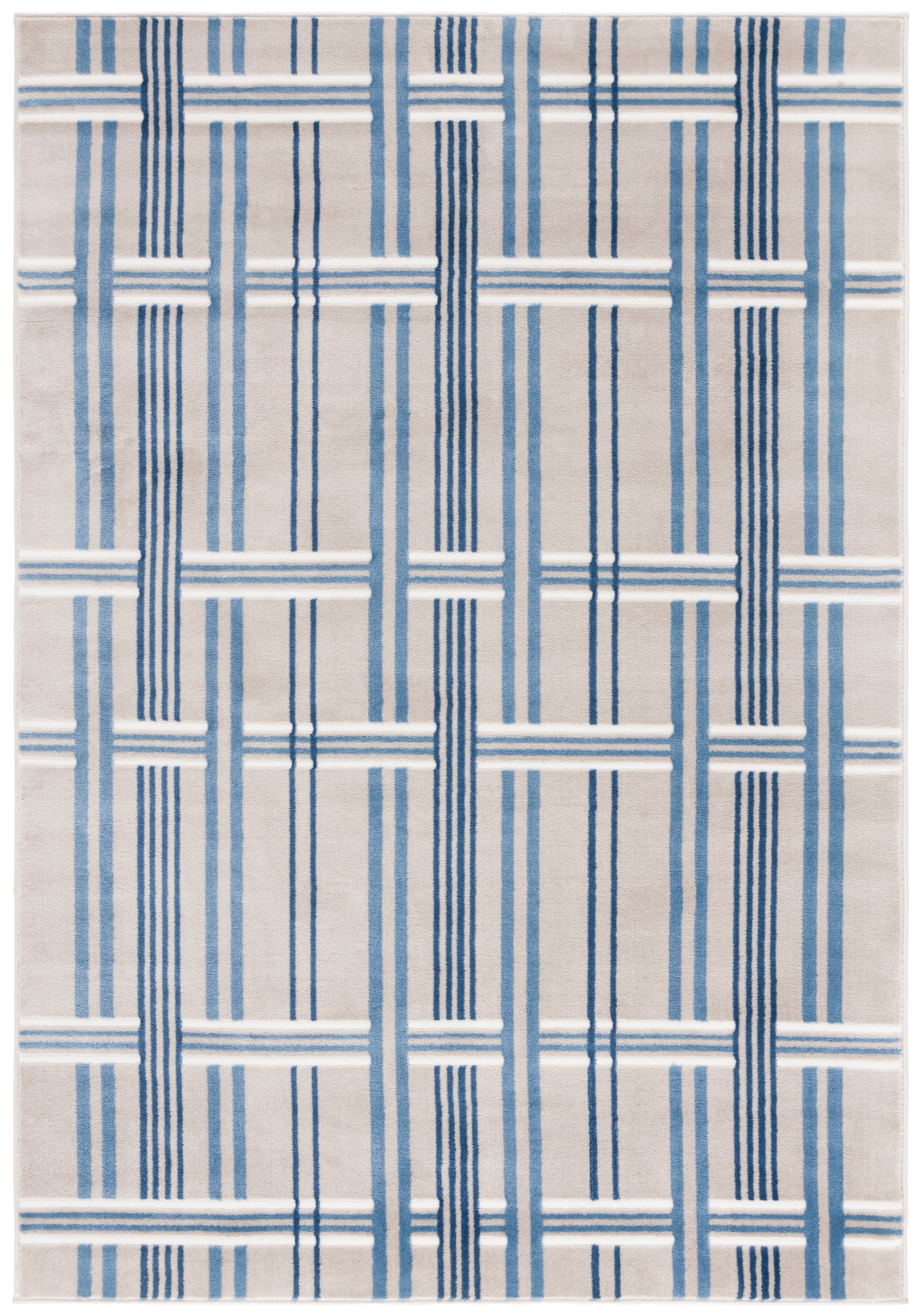 Beige / Blue