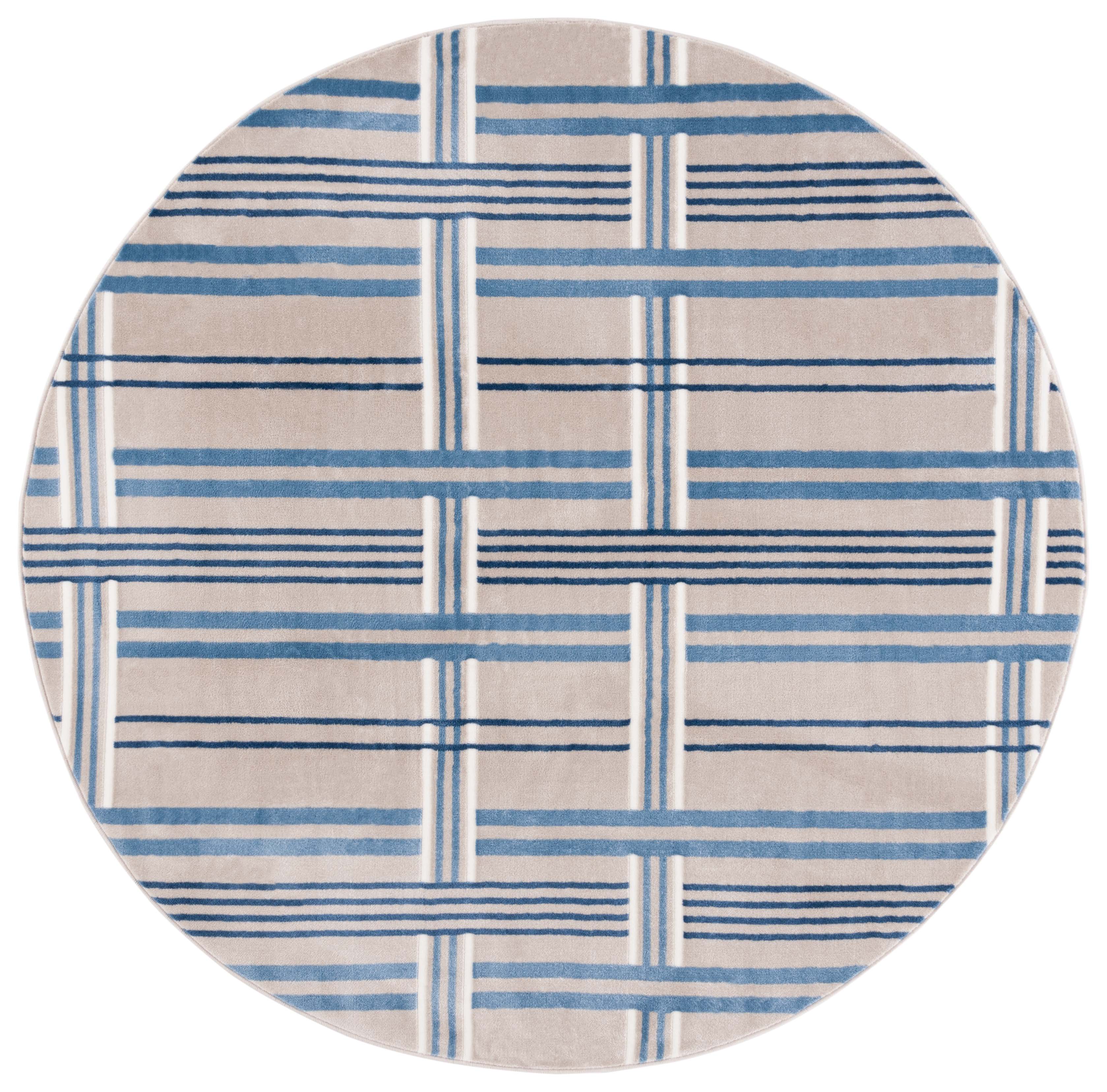 Beige / Blue