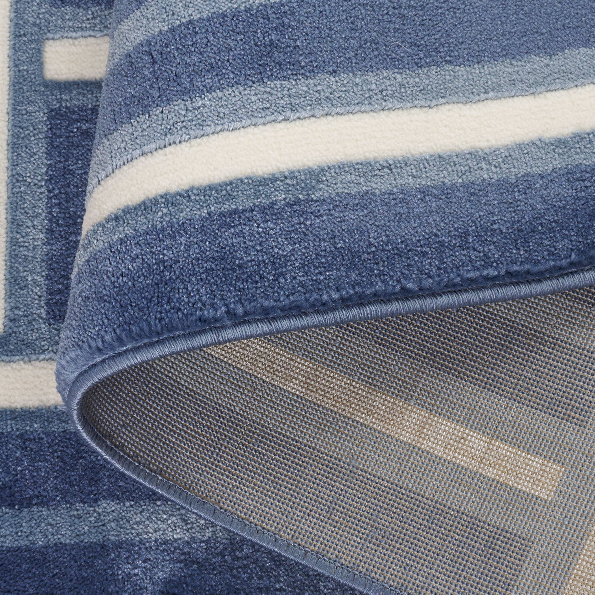 Blue / Ivory