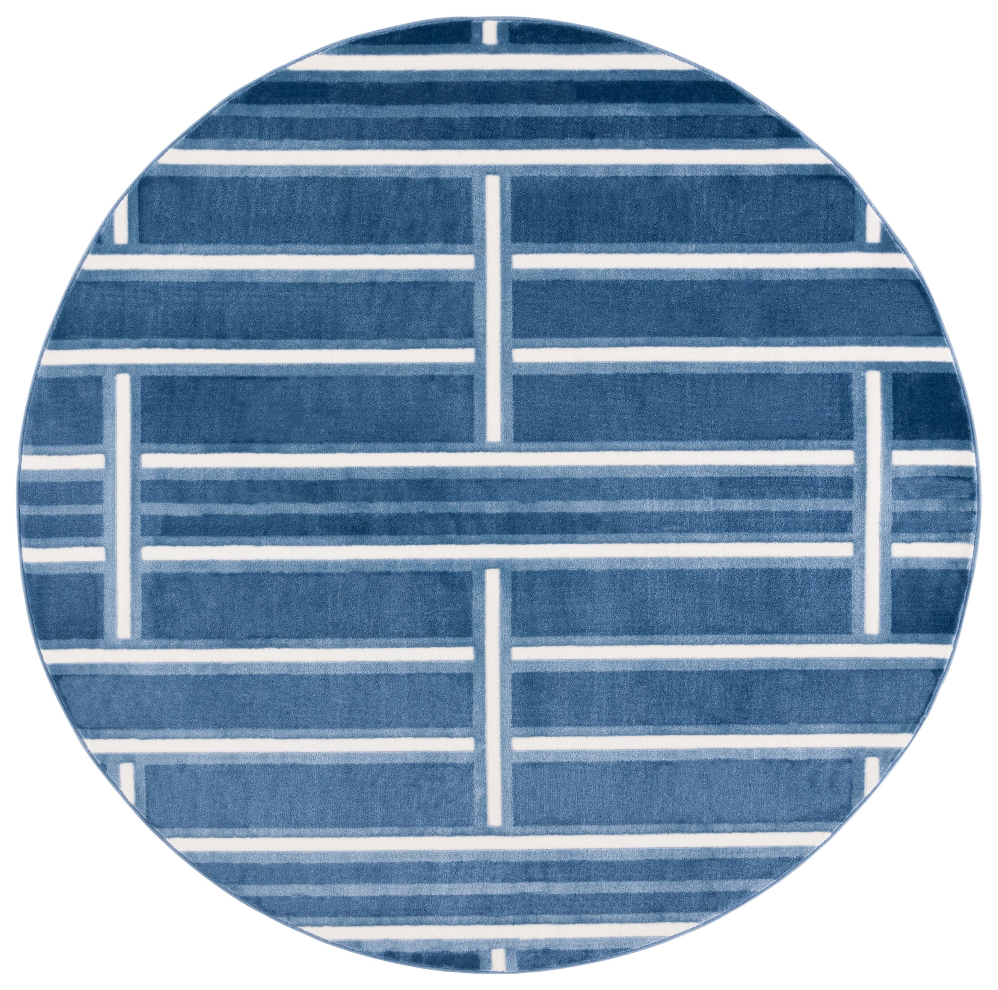 Blue / Ivory