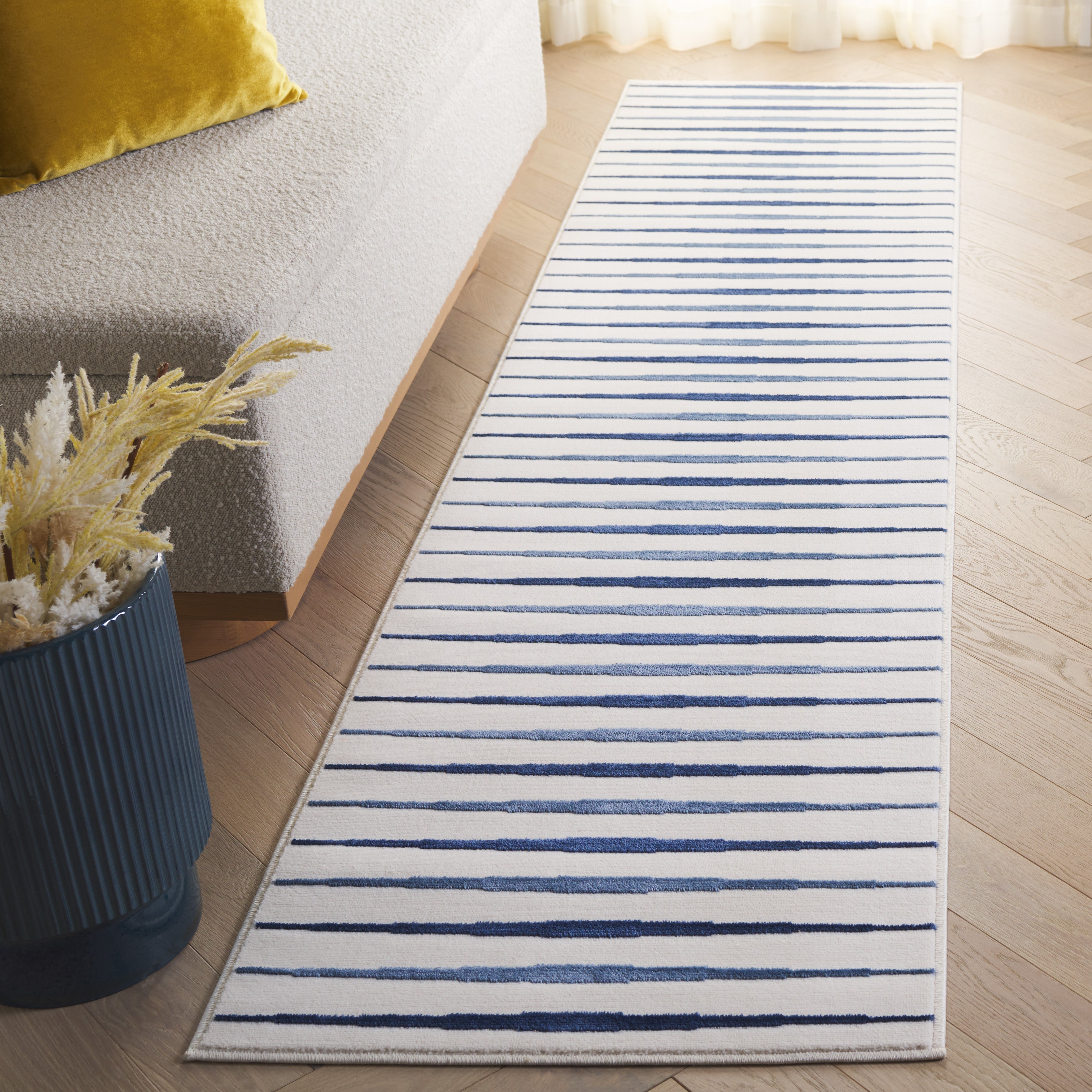 Ivory / Blue
