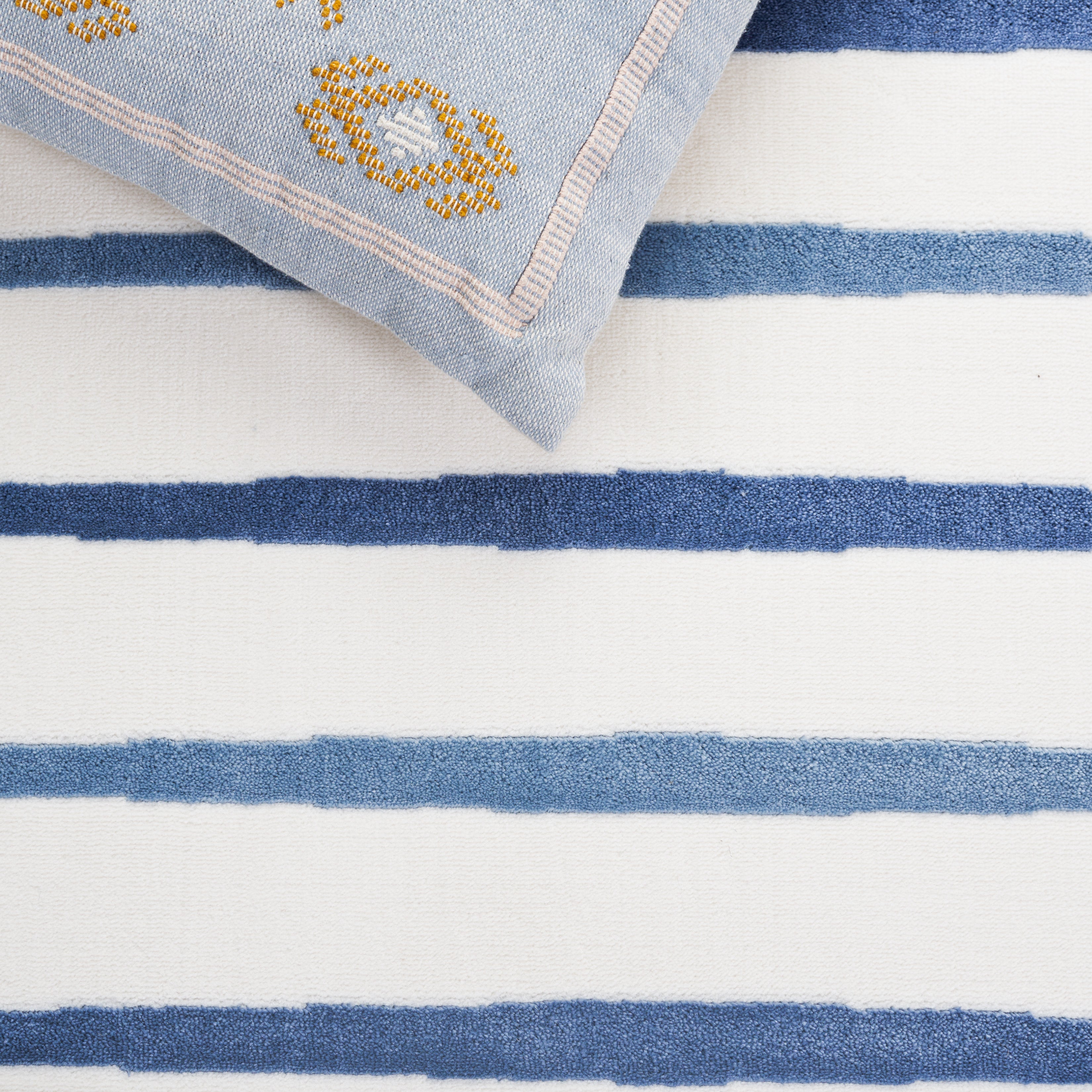 Ivory / Blue