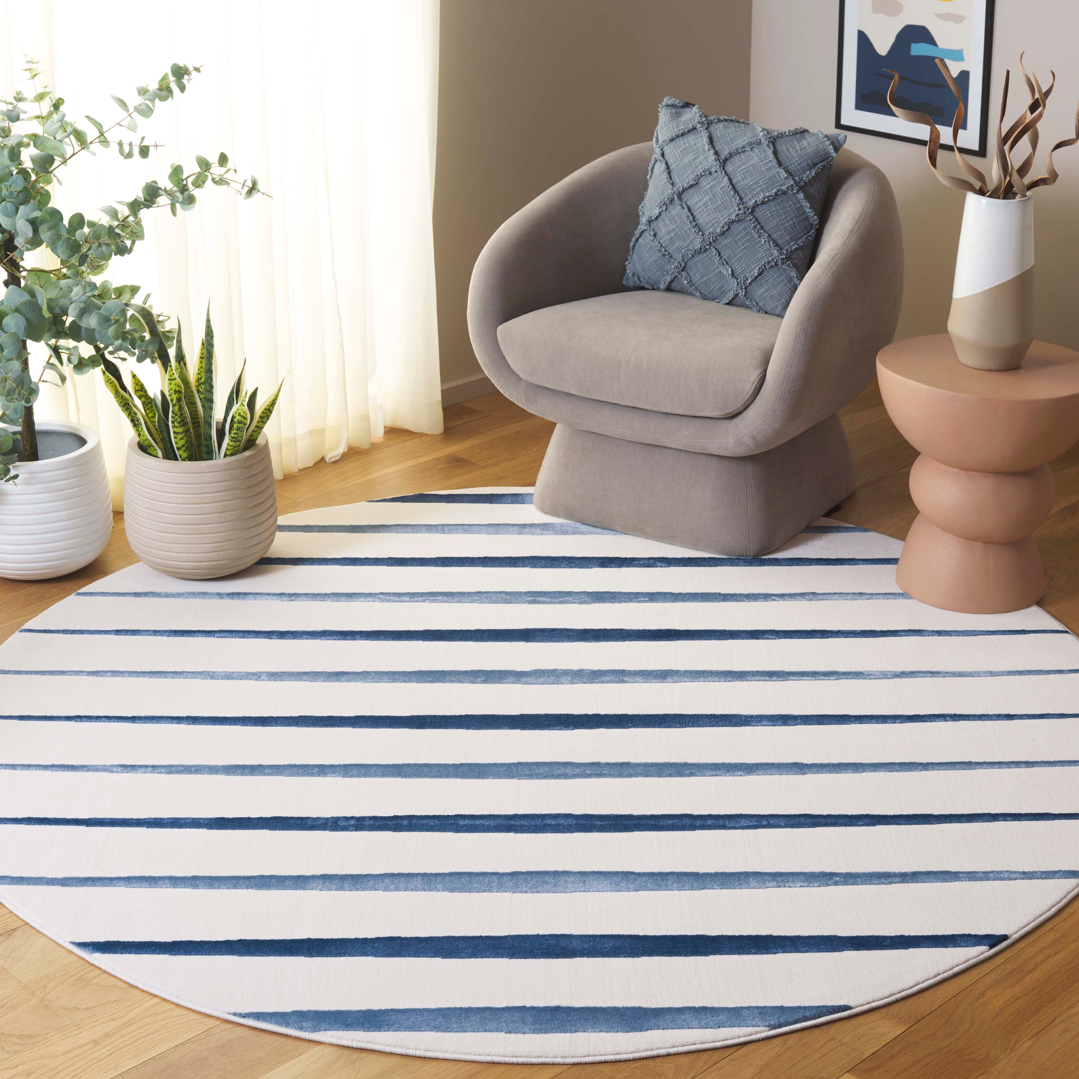 Ivory / Blue