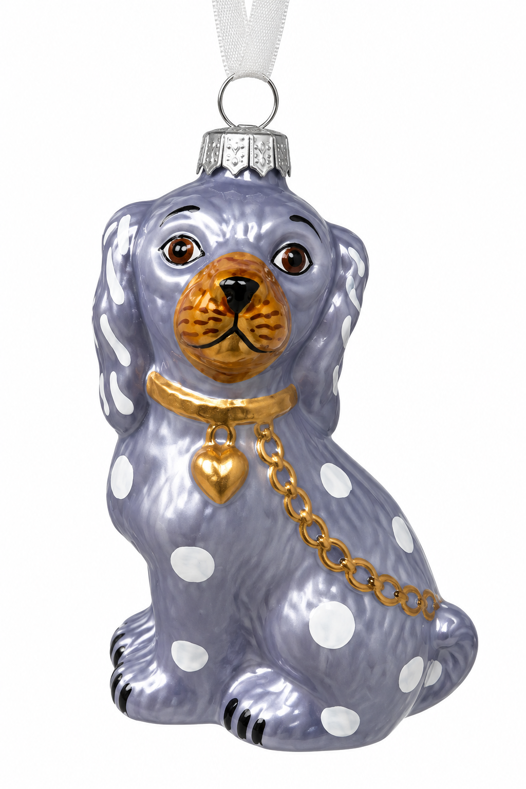 PEARLIZED BLUE & WHITE STAFFORDSHIRE