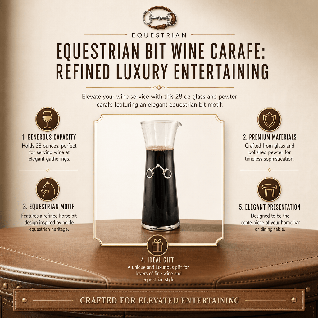 Equestrian Bit Wine Carafe