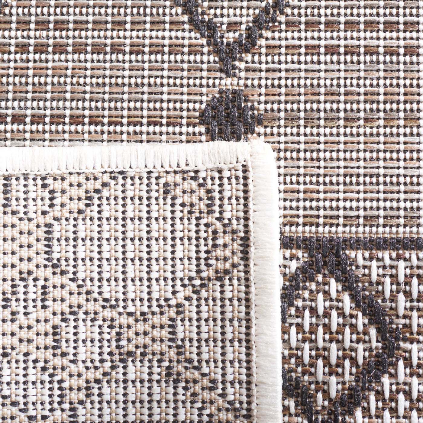 Safavieh Havana 301 Rug, HAV301 - Light Brown / Black