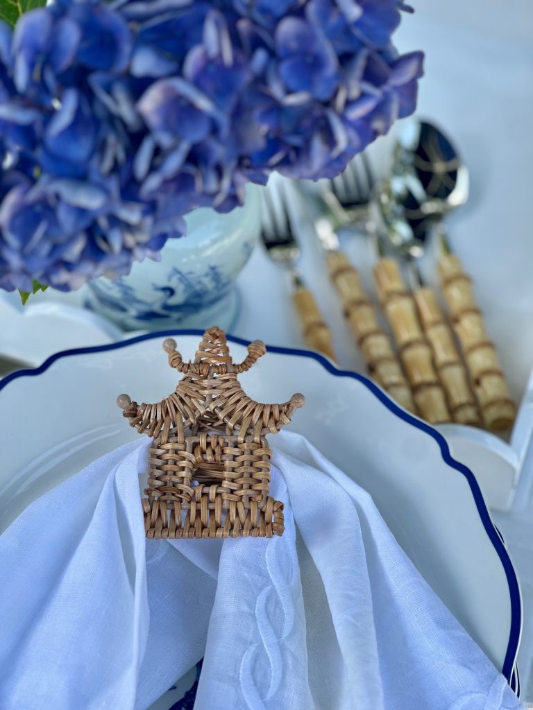 Wicker Pagoda Napkin Ring