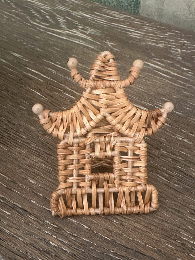 Wicker Pagoda Napkin Ring