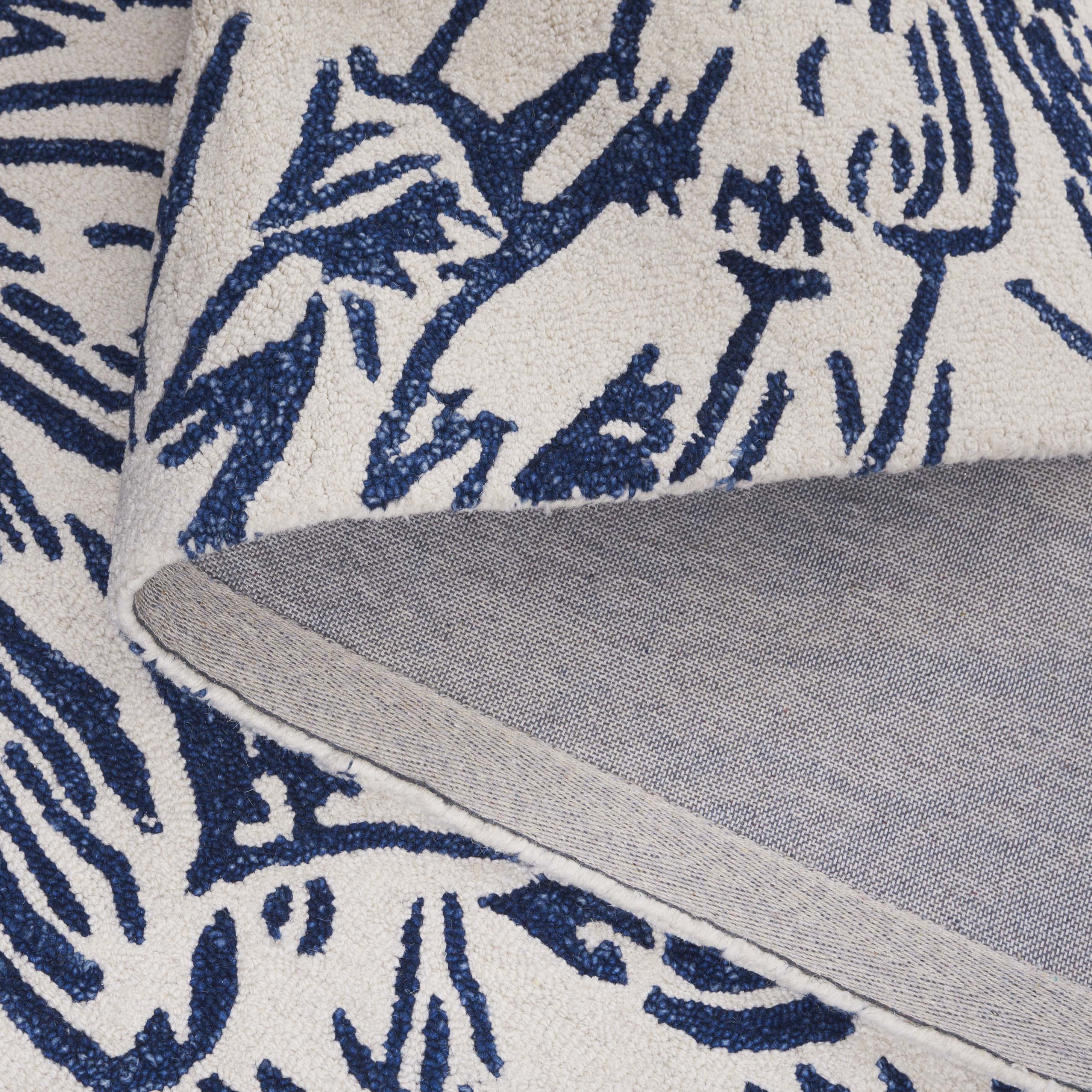 Ivory / Blue