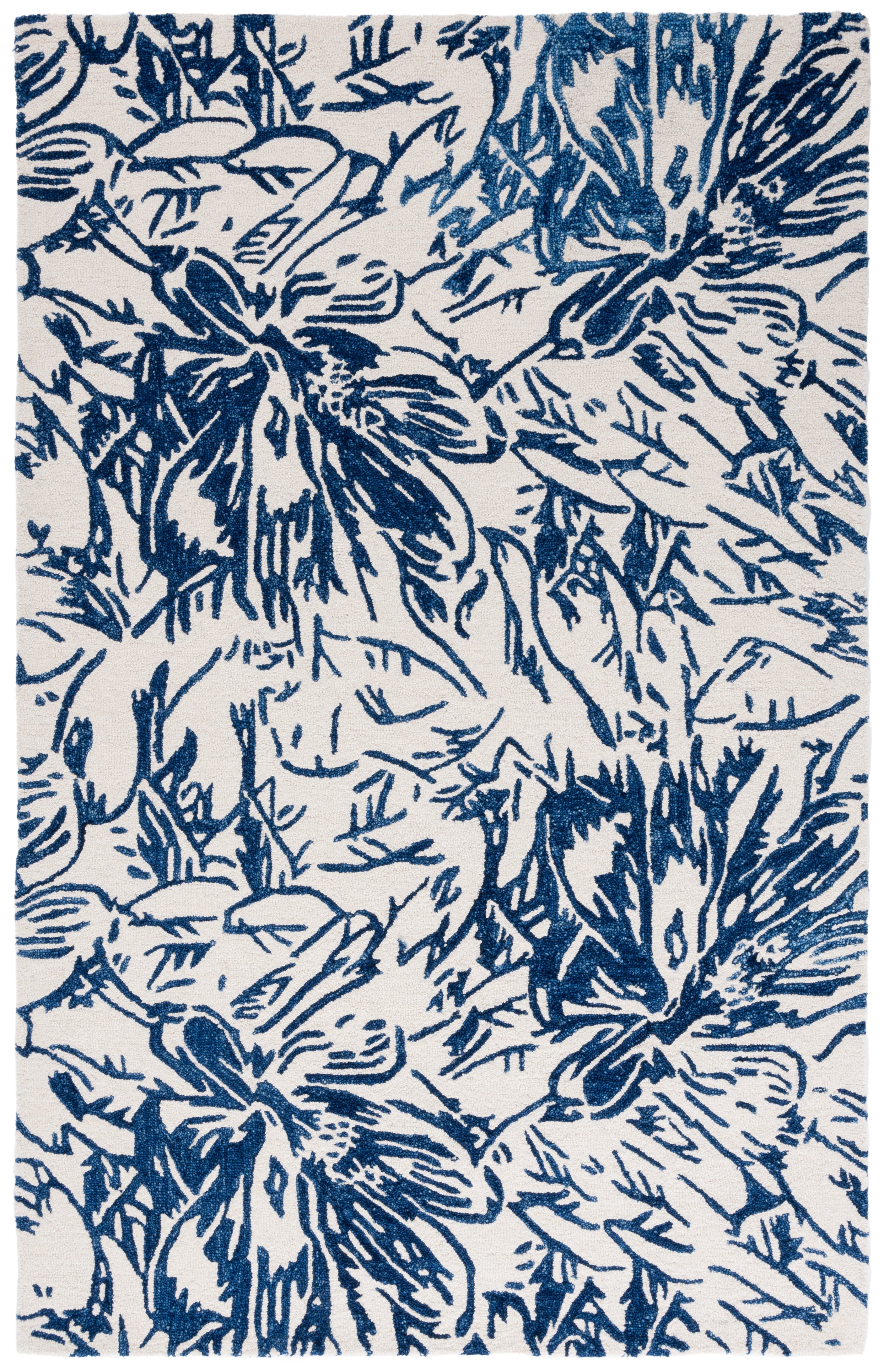 Ivory / Blue