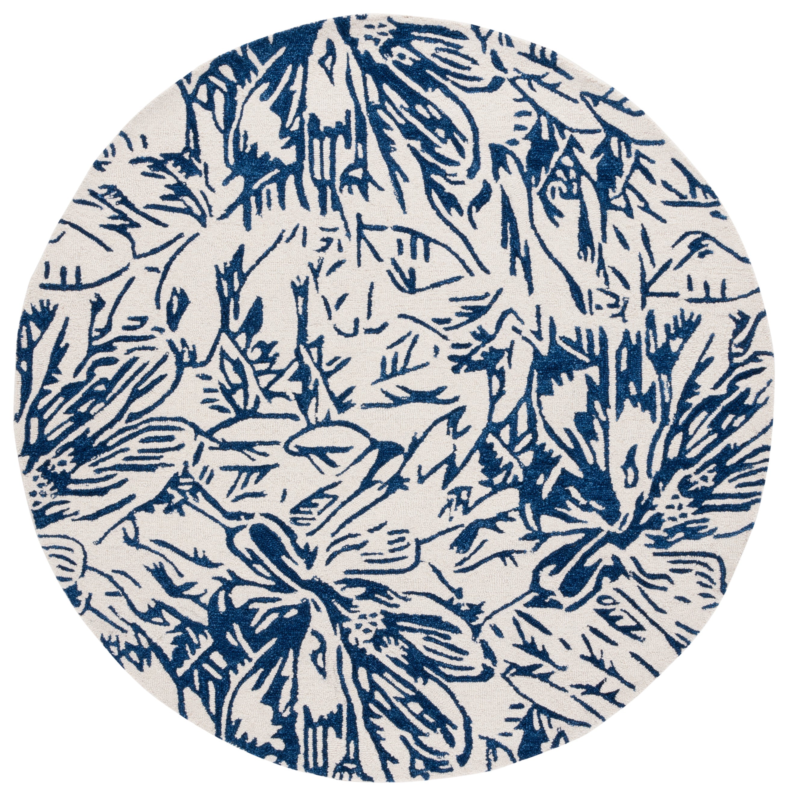 Ivory / Blue