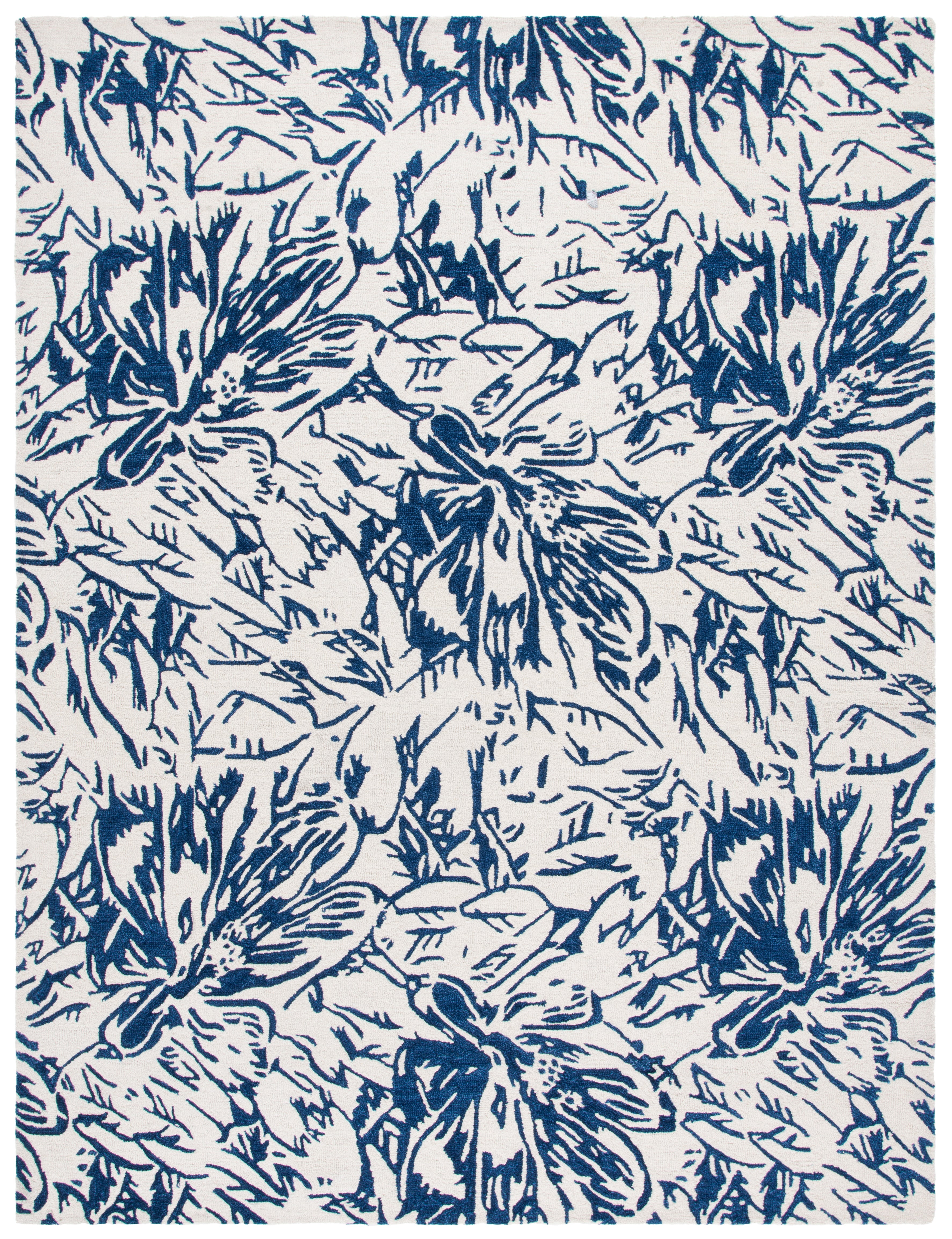 Ivory / Blue