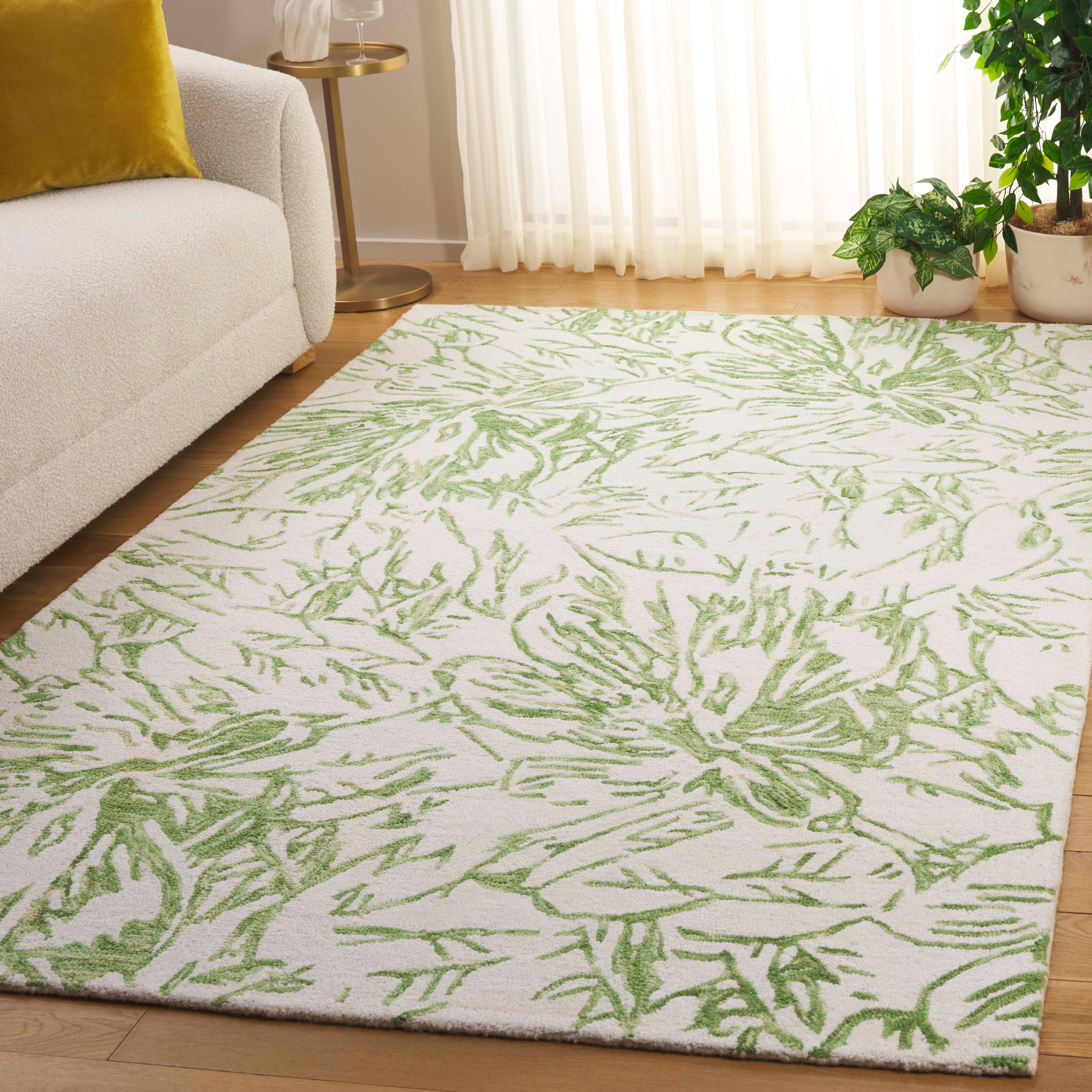 Ivory / Green
