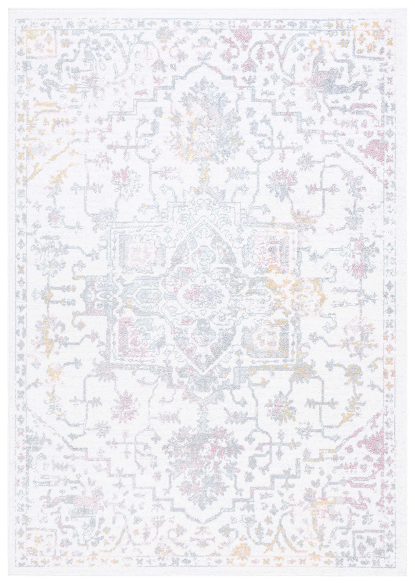 Layla Rug | Safavieh - LAY113A - Ivory Grey / Pink