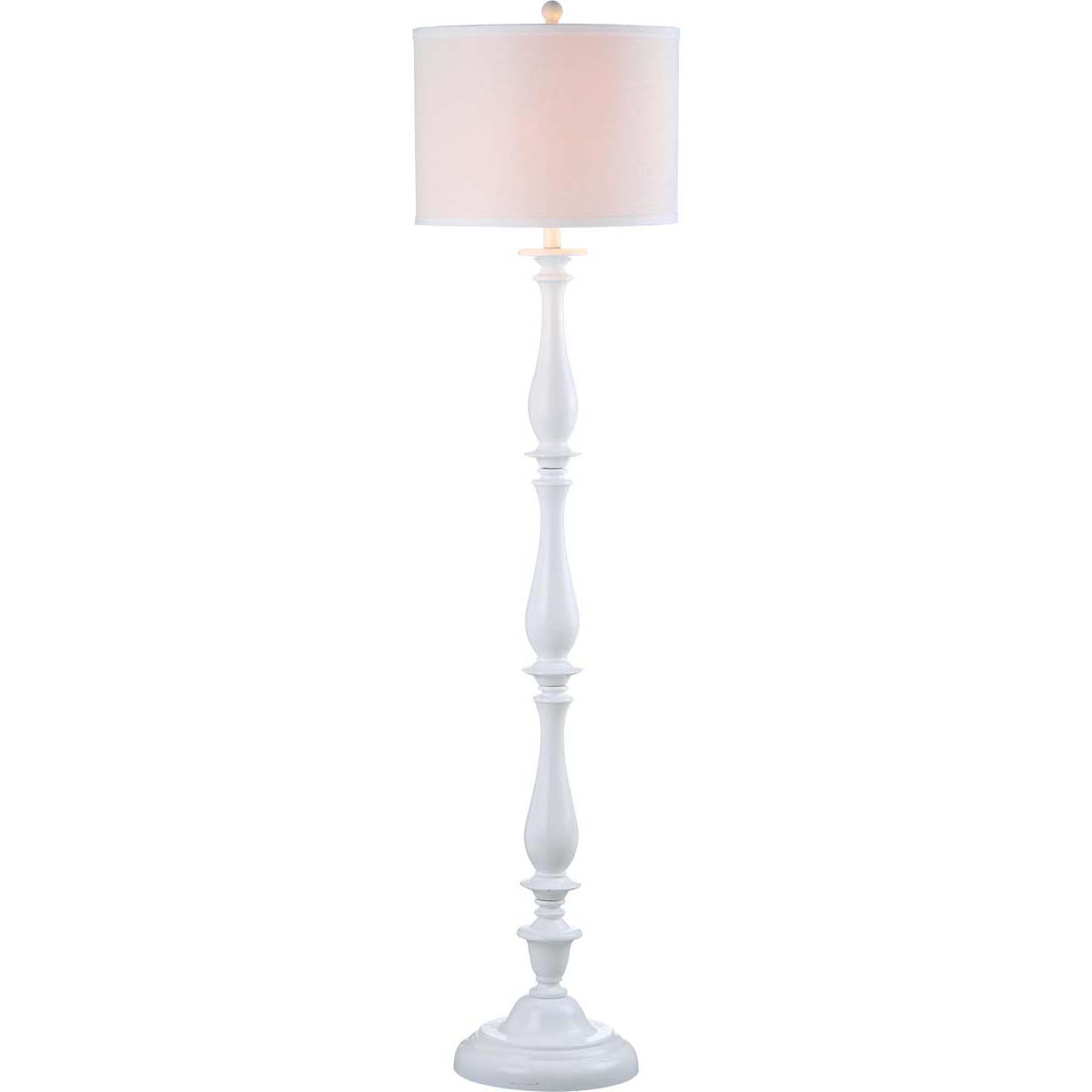 Safavieh Bessie 62 Inch H Candlestick Floor Lamp, LIT4327 - White