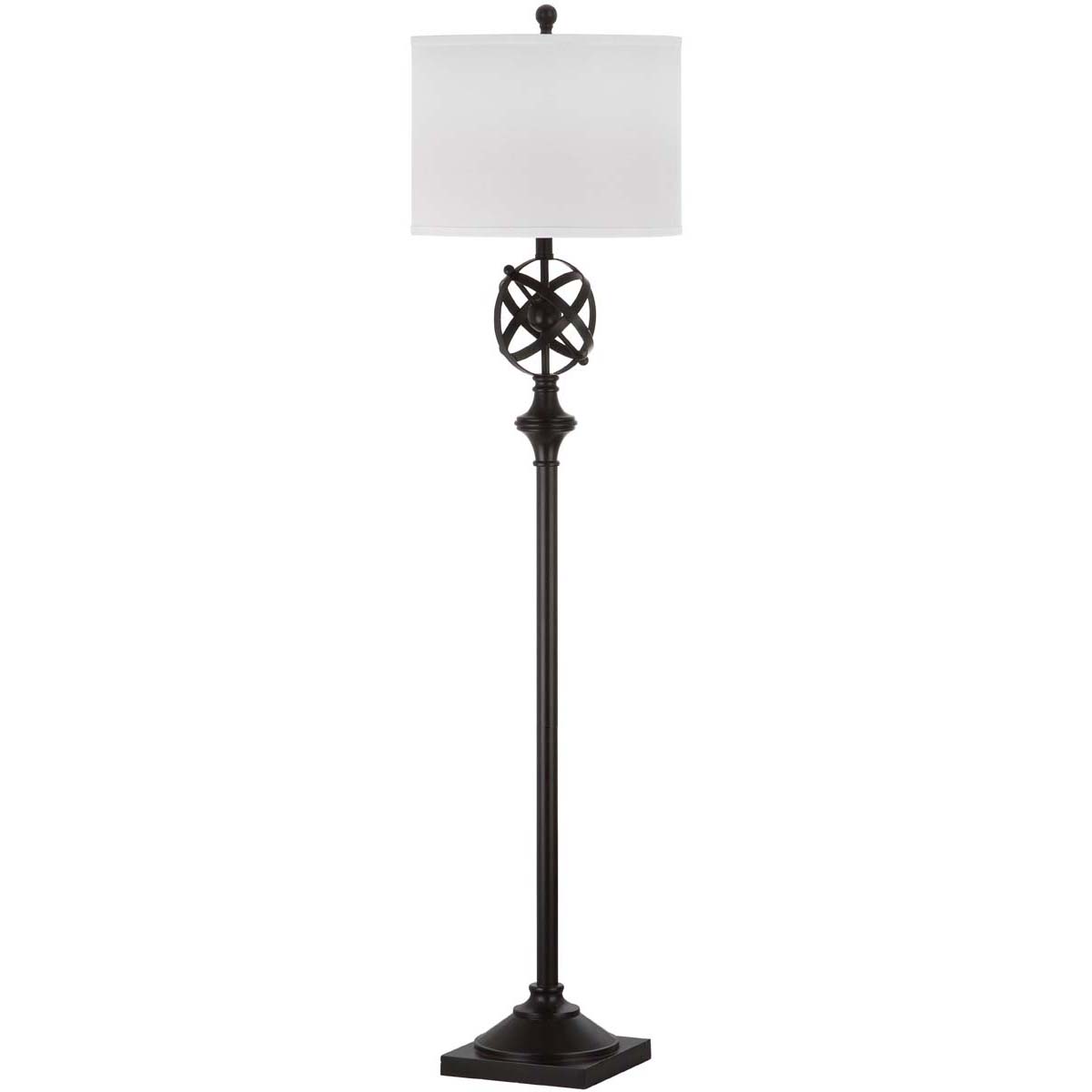 Safavieh 60 Inch H Franklin Armillary Floor Lamp, LIT4328 - Oil Rubbed Bronze (Black)