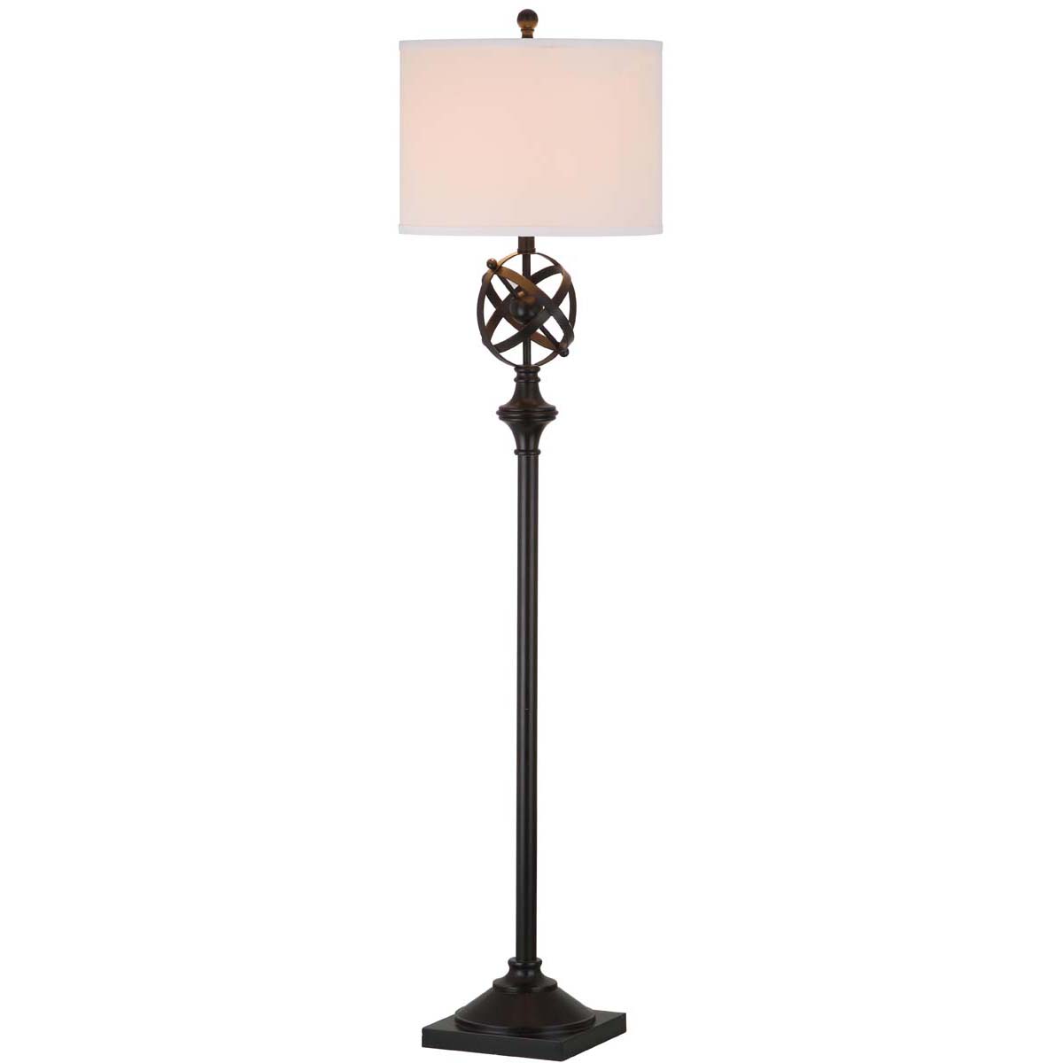 Safavieh 60 Inch H Franklin Armillary Floor Lamp, LIT4328 - Oil Rubbed Bronze (Black)